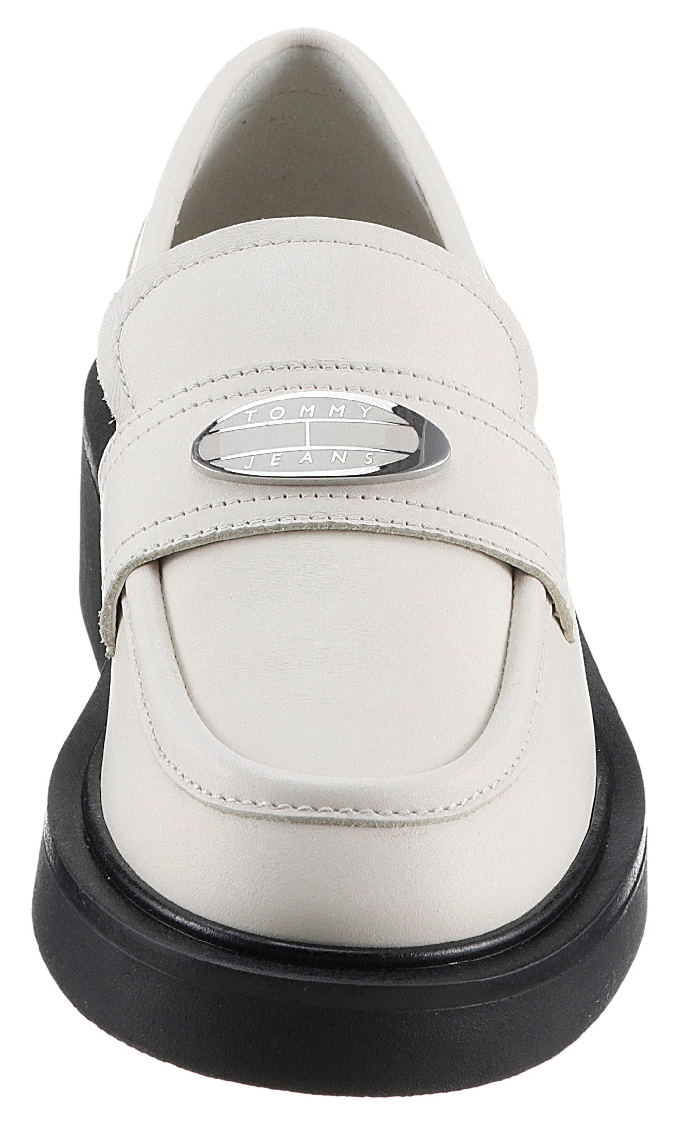TOMMY JEANS Loafers TJW FLAT LOAFER lage schoen, slipper, instapschoen in college-look