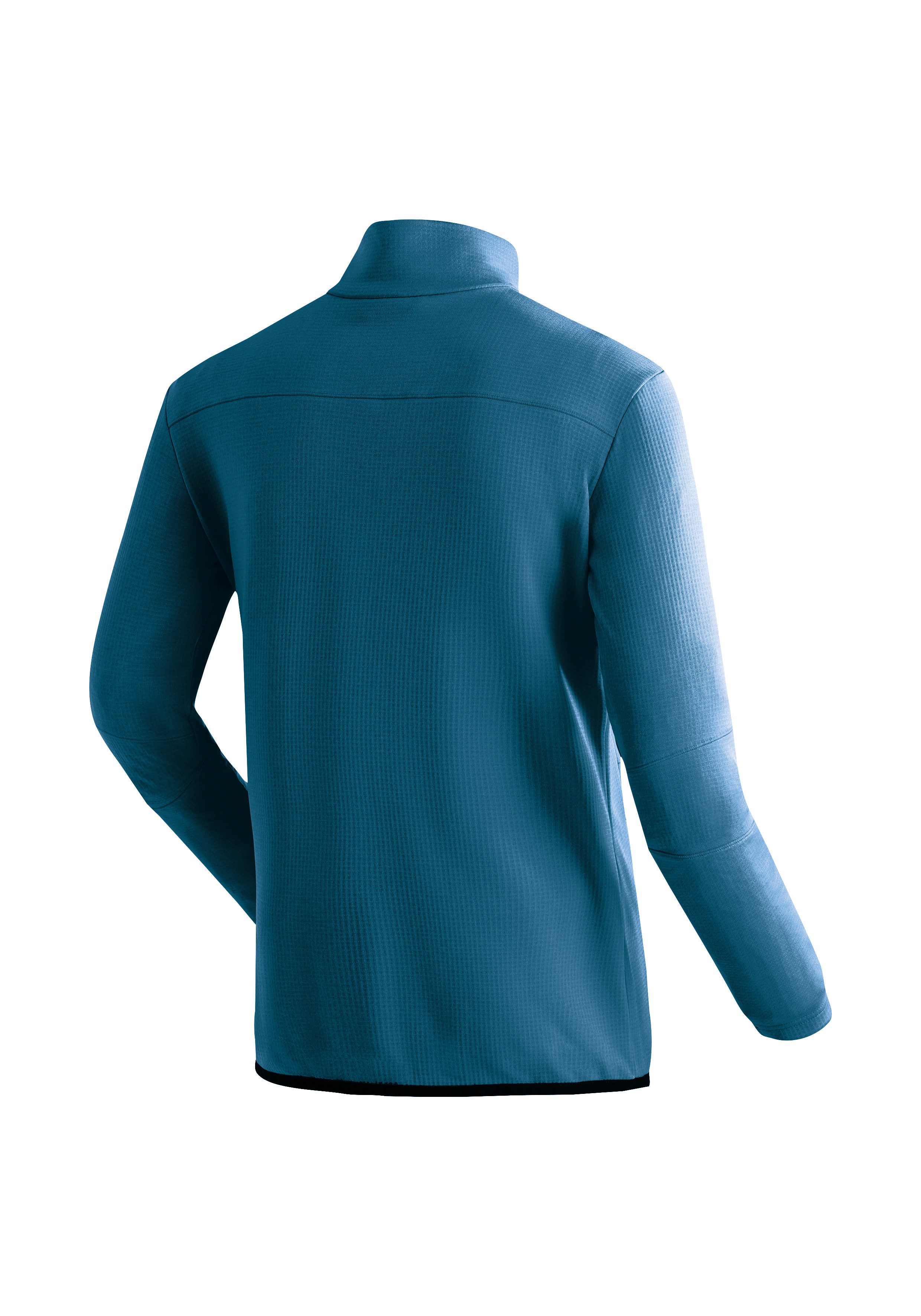 Maier Sports Fleecejack Sinaia M Heren midlayer, ademend en sneldrogend, slim fit