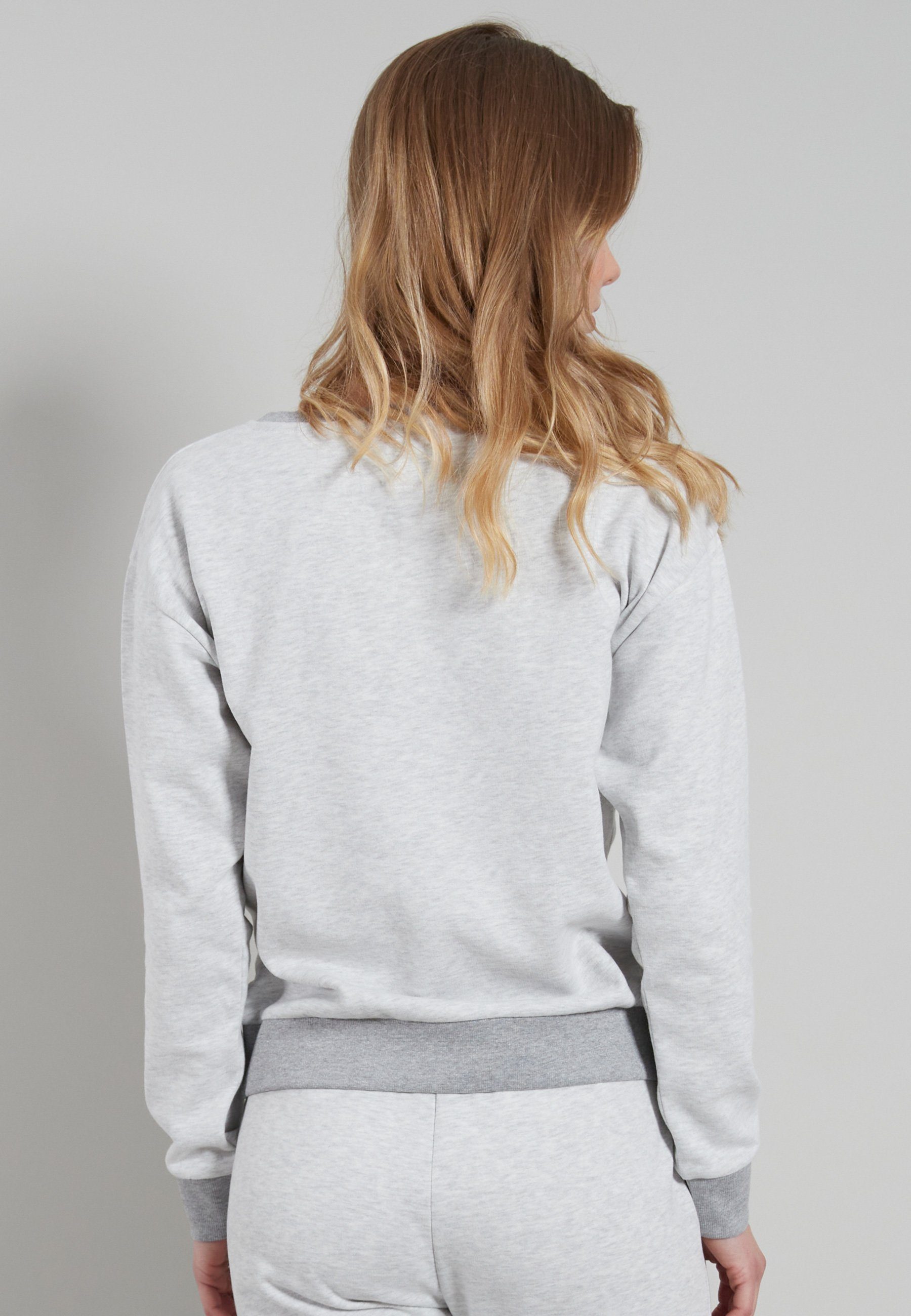 Tom Tailor Sweatshirt Manilla in gemêleerde look