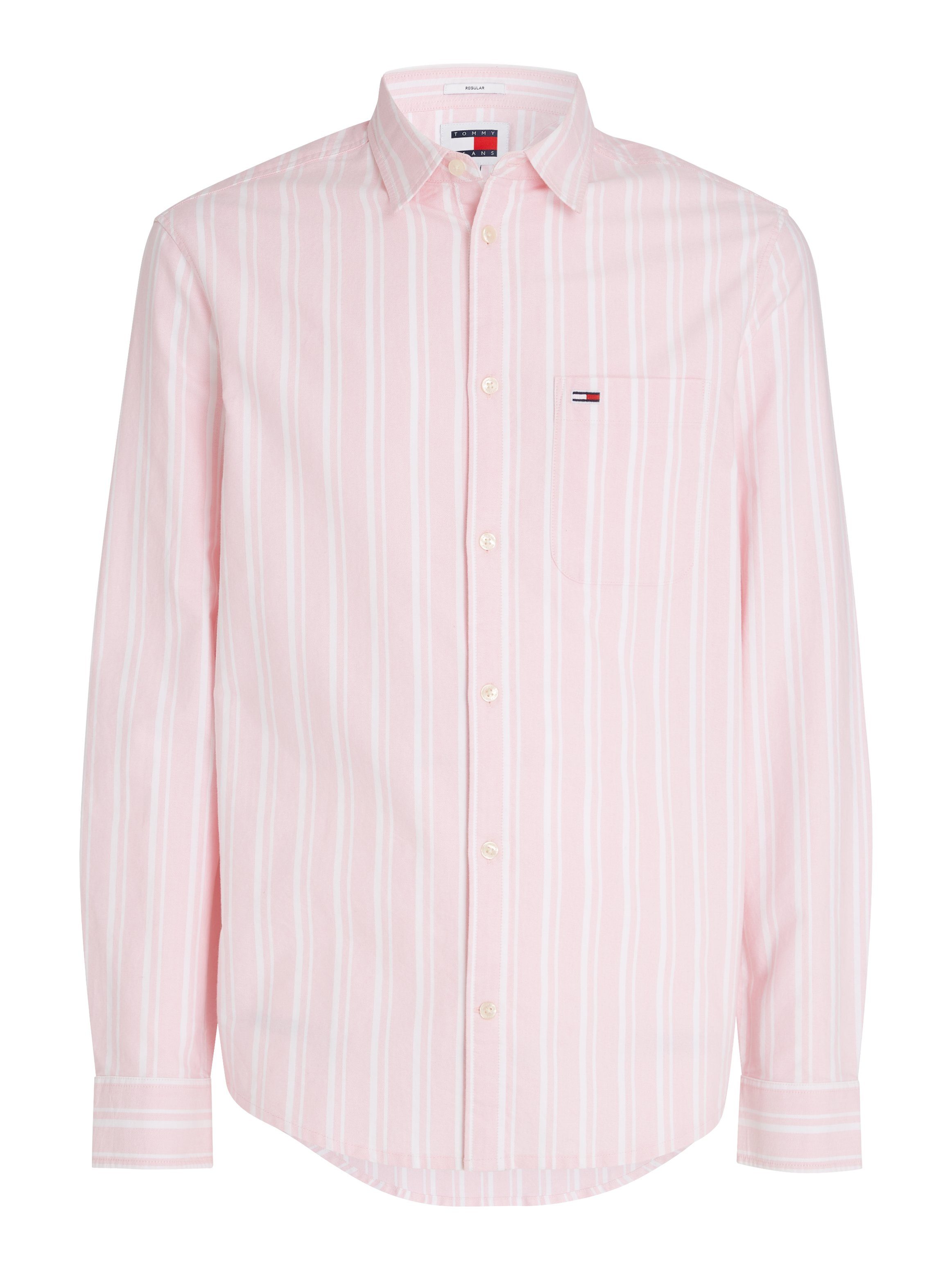 TOMMY JEANS Overhemd met lange mouwen TJM REG OXFORD STRIPE SHIRT