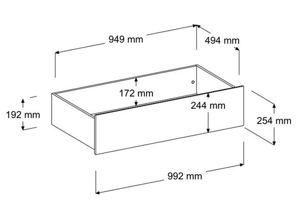 Parisot Tienerkamerset Sleep 41 Achterwanden van de vakken aan het bed draaibaar (set, 4-delig)