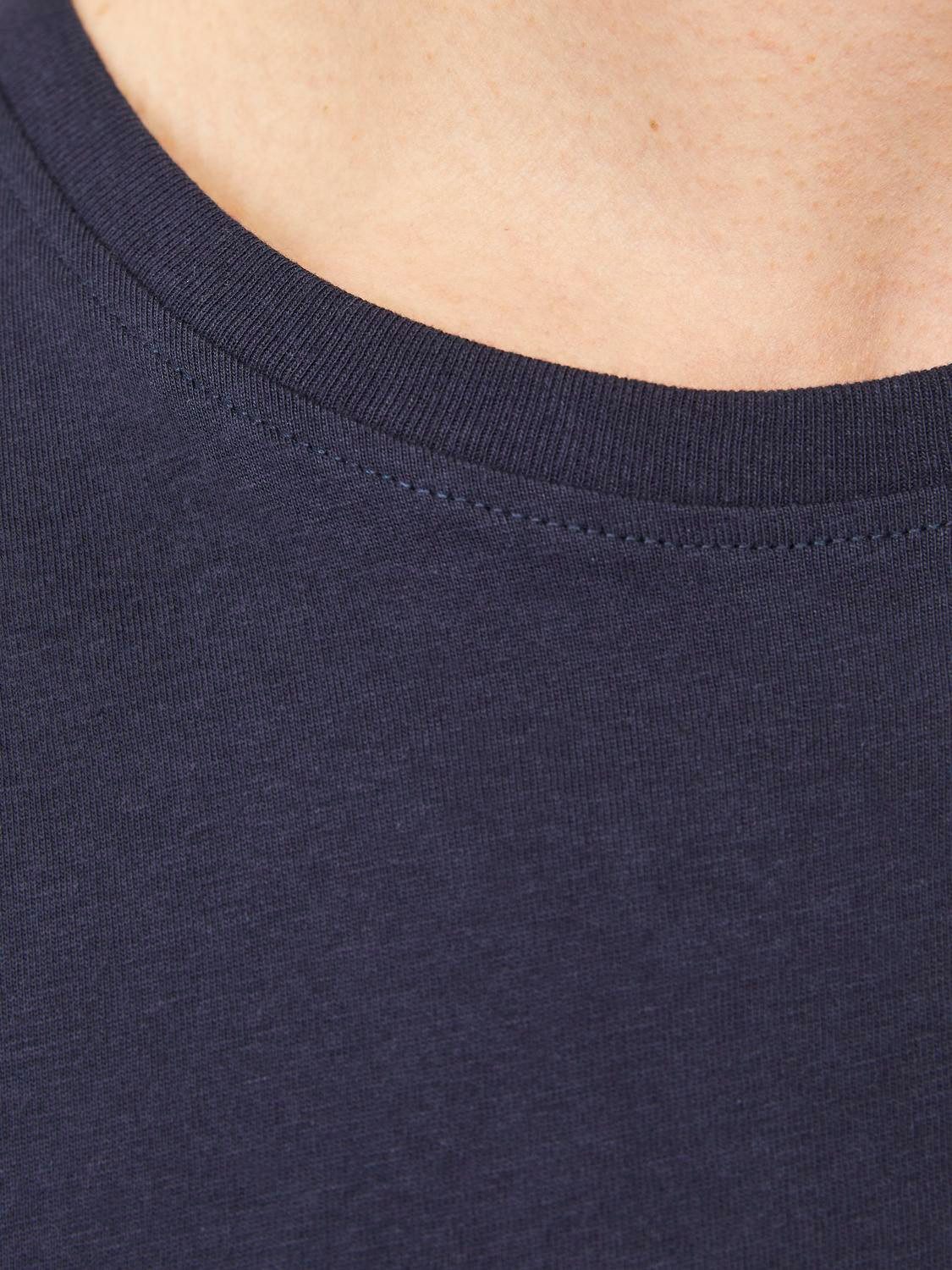 Jack & Jones Shirt met ronde hals JJEORGANIC BASIC TEE SS O-NE 3PK MP NOOS (set, 3-delig)
