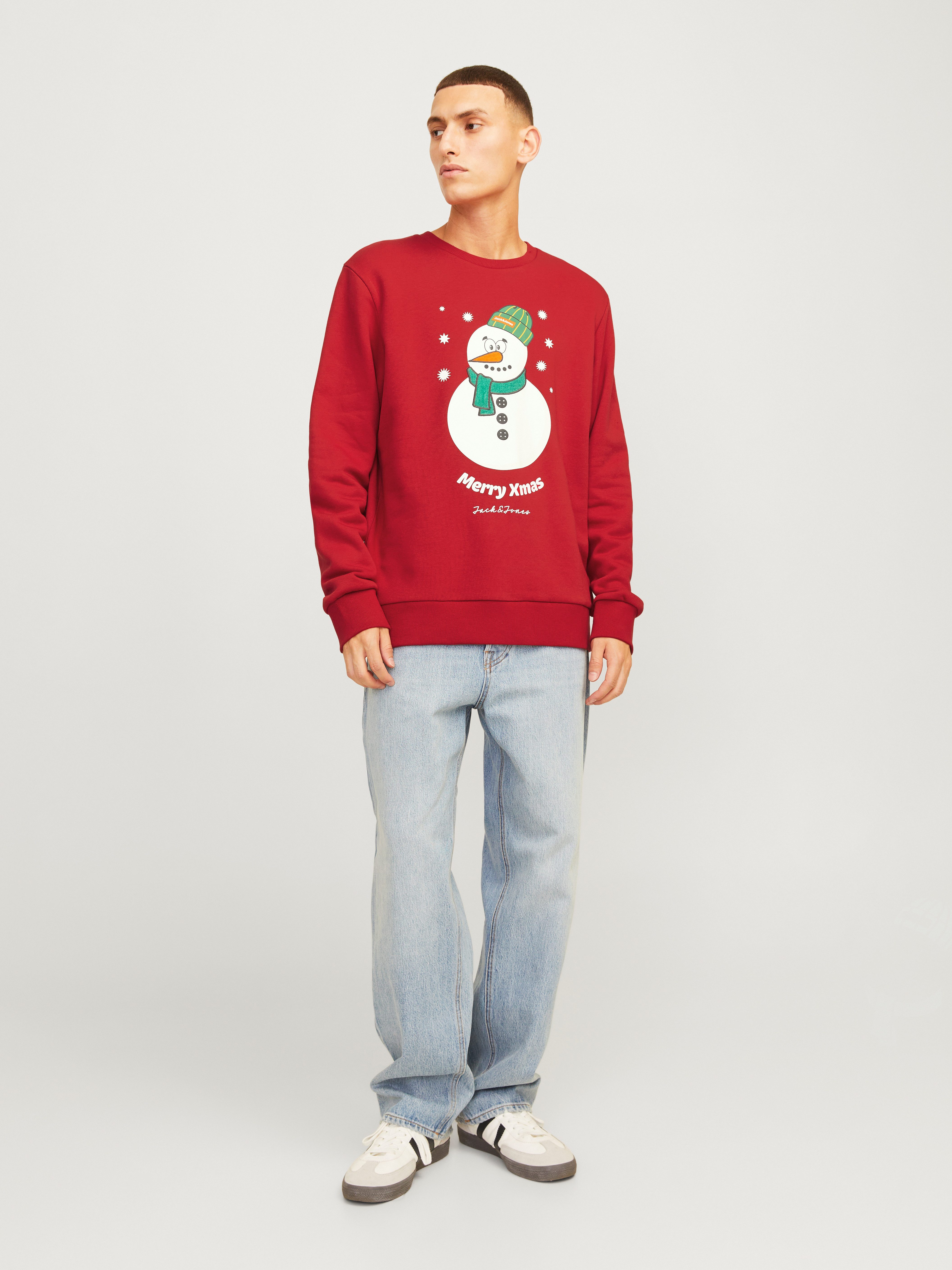Jack & Jones Sweatshirt JJXMAS JOLLY SWEAT CREW NECK