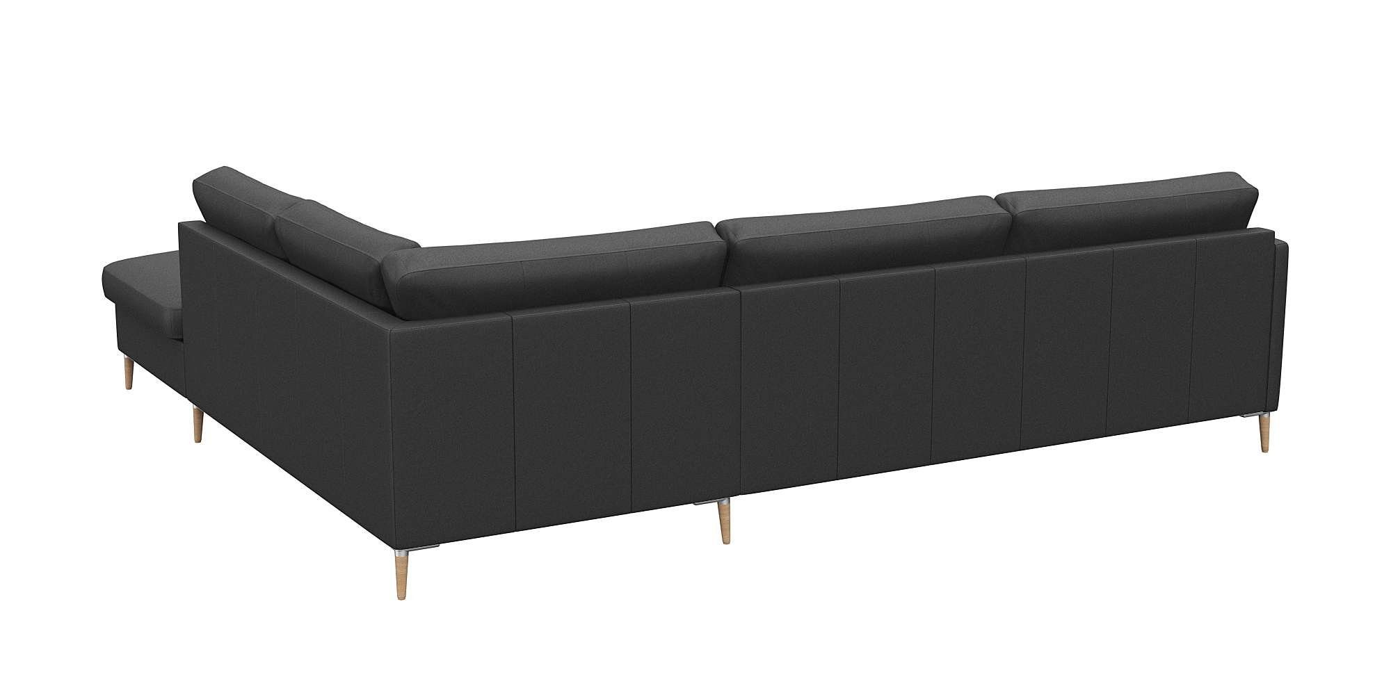 FLEXLUX Hoekbank Fiore, super zitcomfort door koudschuim in de zitting, L-vorm