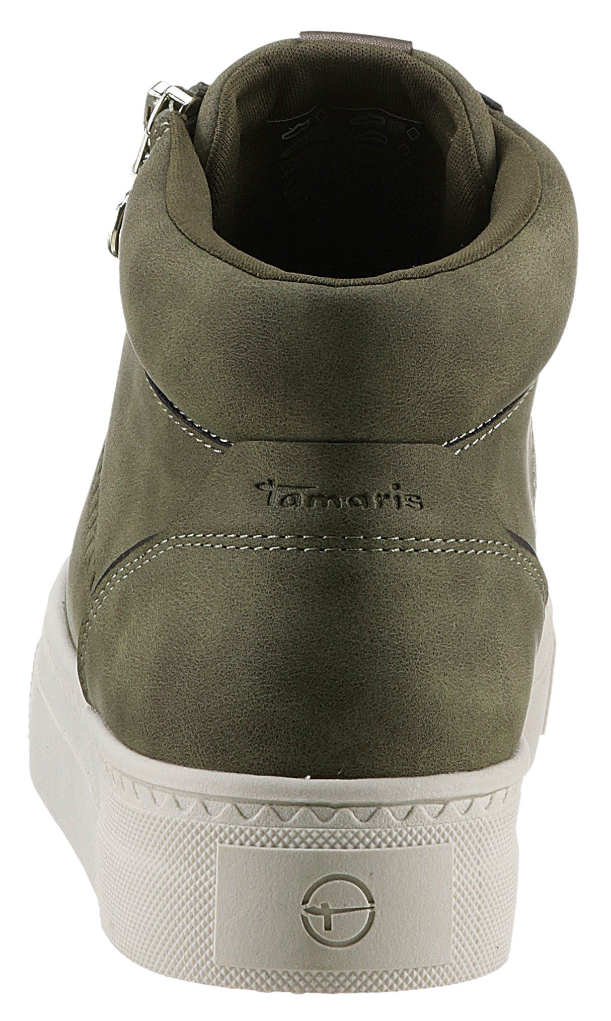 Tamaris Plateausneakers high-top sneaker freizeitschoen veterschoen gevoerde schacht