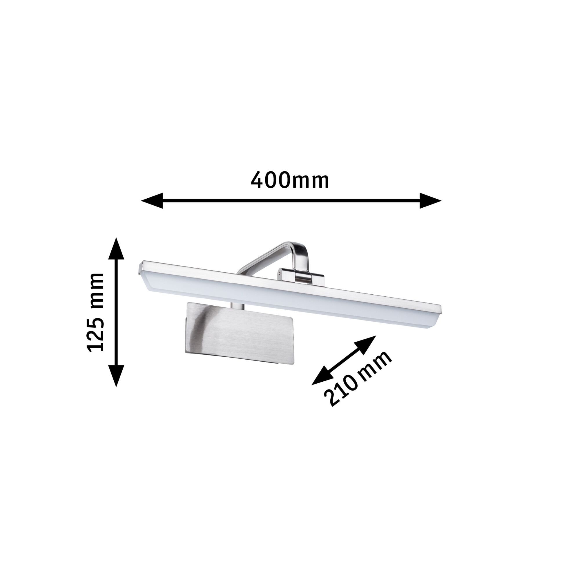 Paulmann Led-schilderijlampje Renan 3000K, 230V (1 stuk)