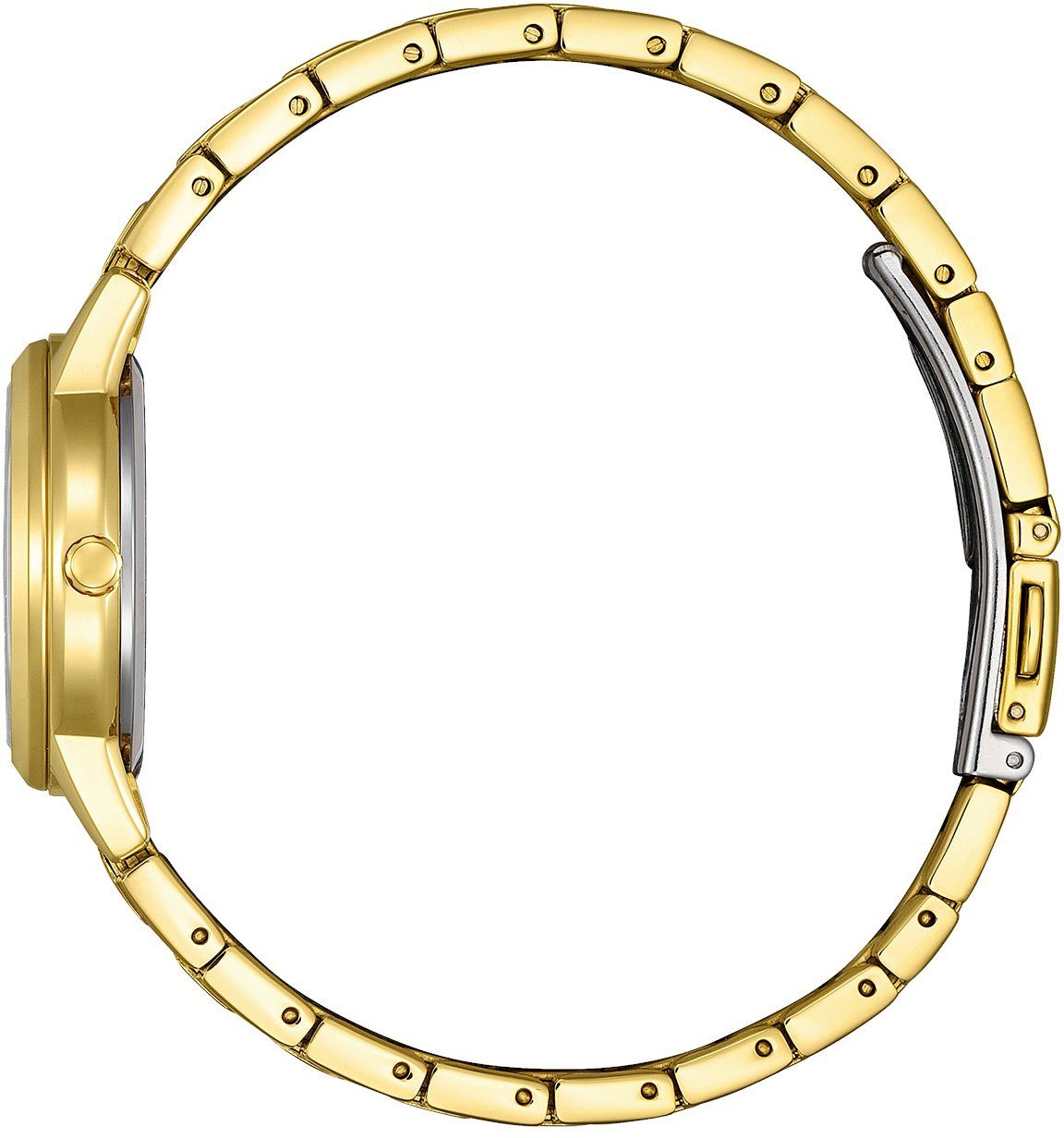 Citizen Solarhorloge FE1241-71L Polshorloge, dameshorloge, roestvrijstalen band, datum
