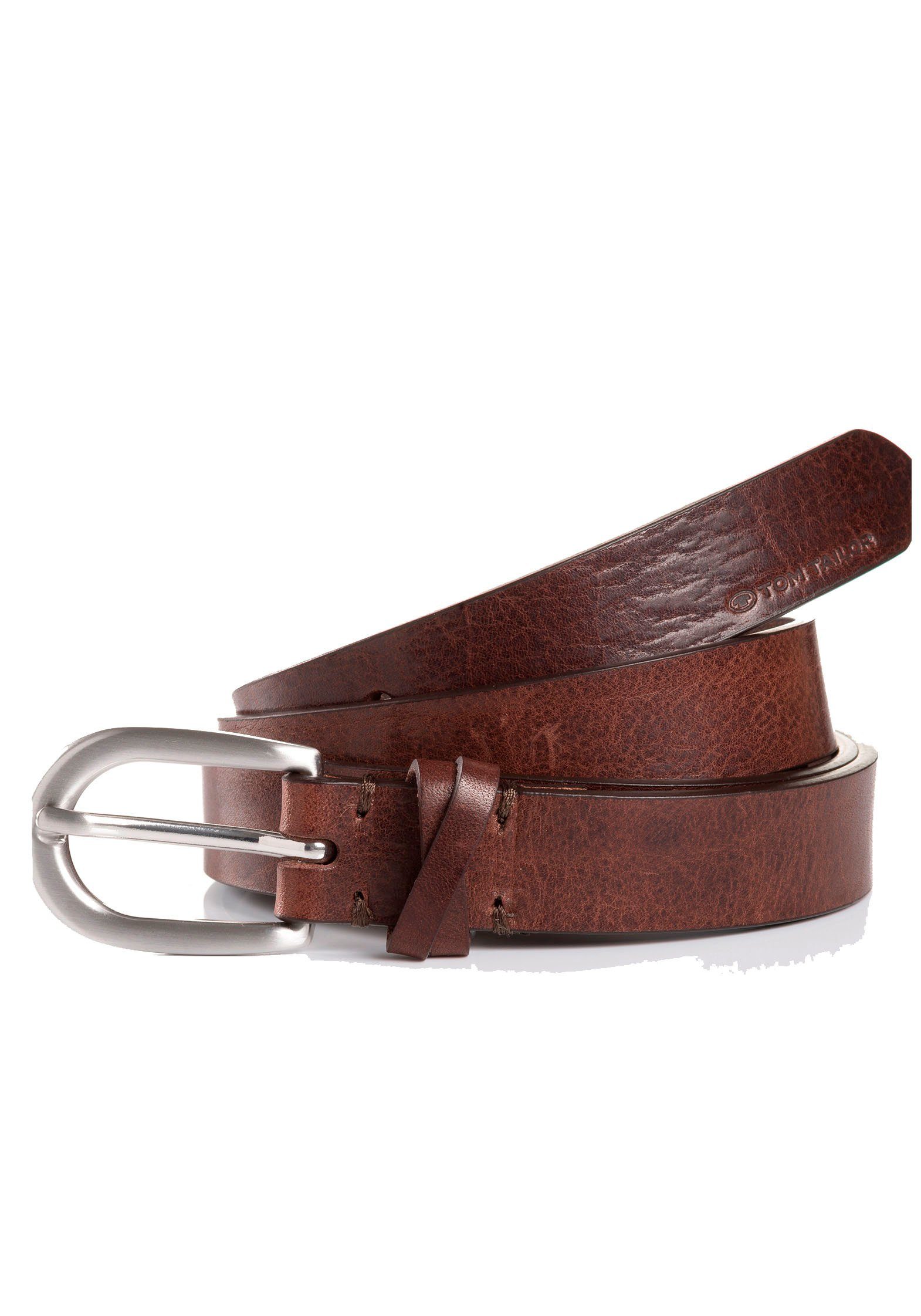 NU 20% KORTING: Tom Tailor Leren riem TTNELLY