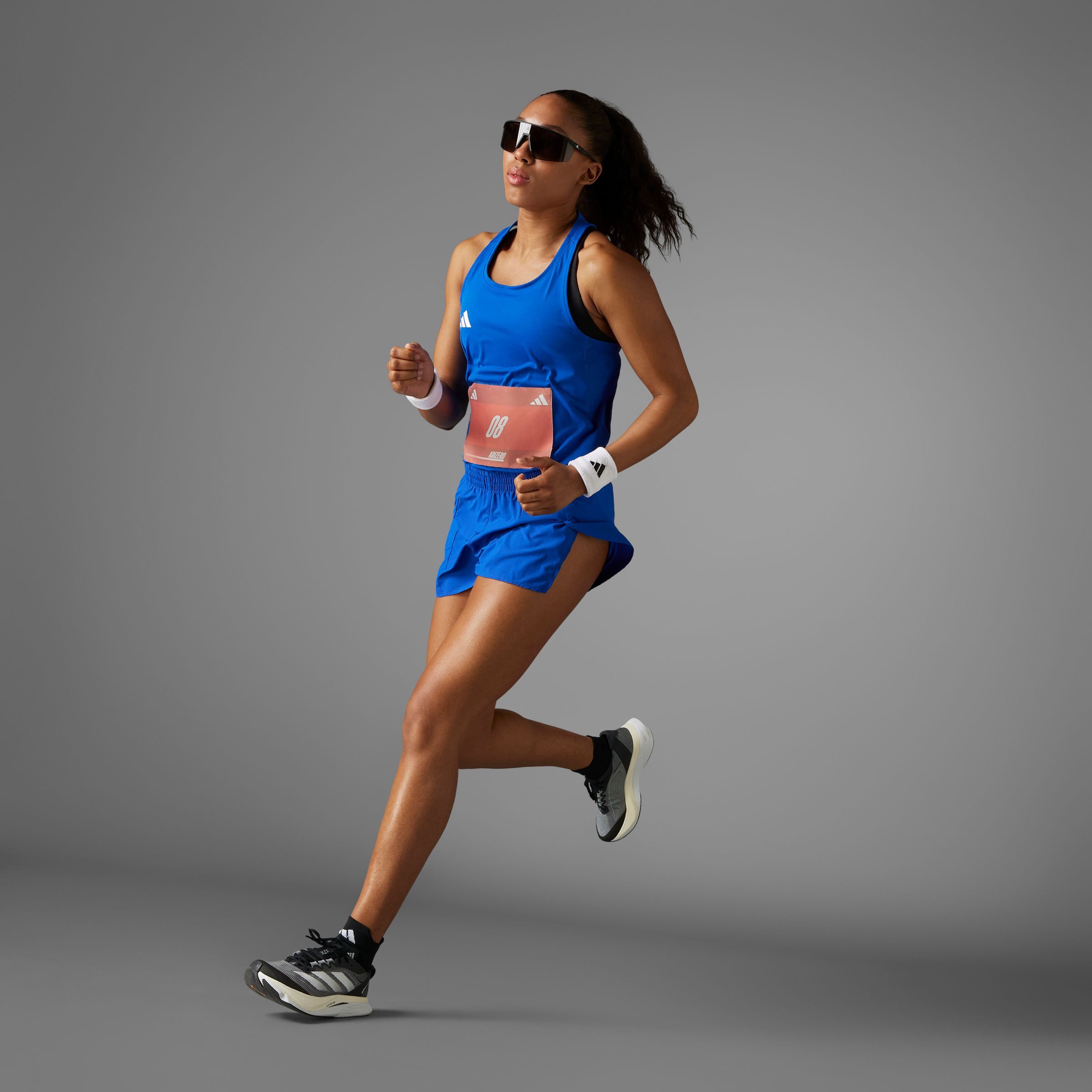 adidas Performance Runningshort ADIZERO E SPLIT (1-delig)