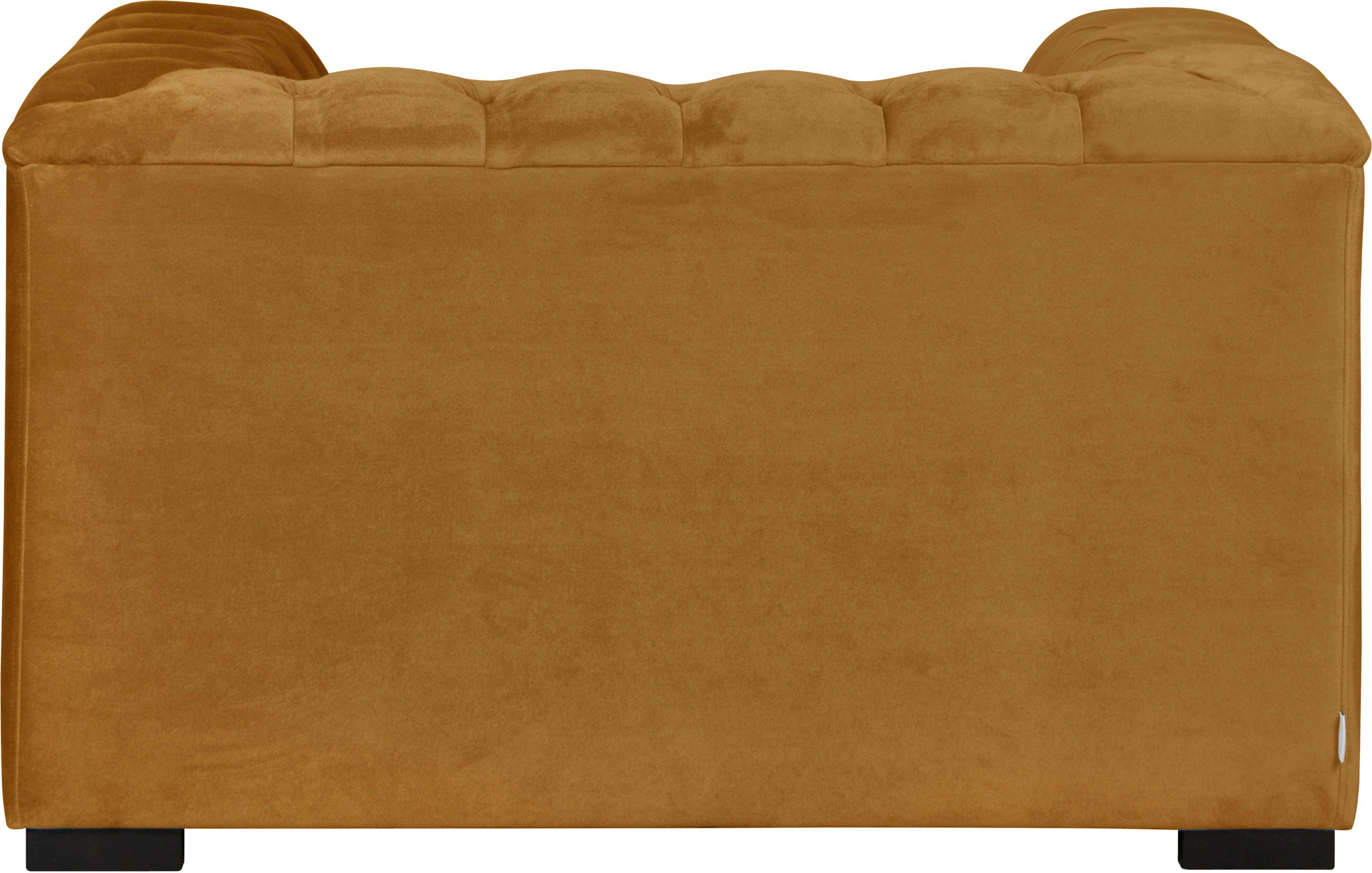 Guido Maria Kretschmer Home&Living Chesterfield-fauteuil Kalina stoel klassieke chesterfield knoopdetails, zeer hoogwaardige afwerking