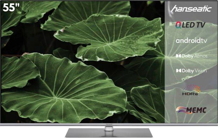 Hanseatic QLED-TV 55Q850UDS, 139 cm / 55 ", 4K Ultra HD, Android TV - Smart TV