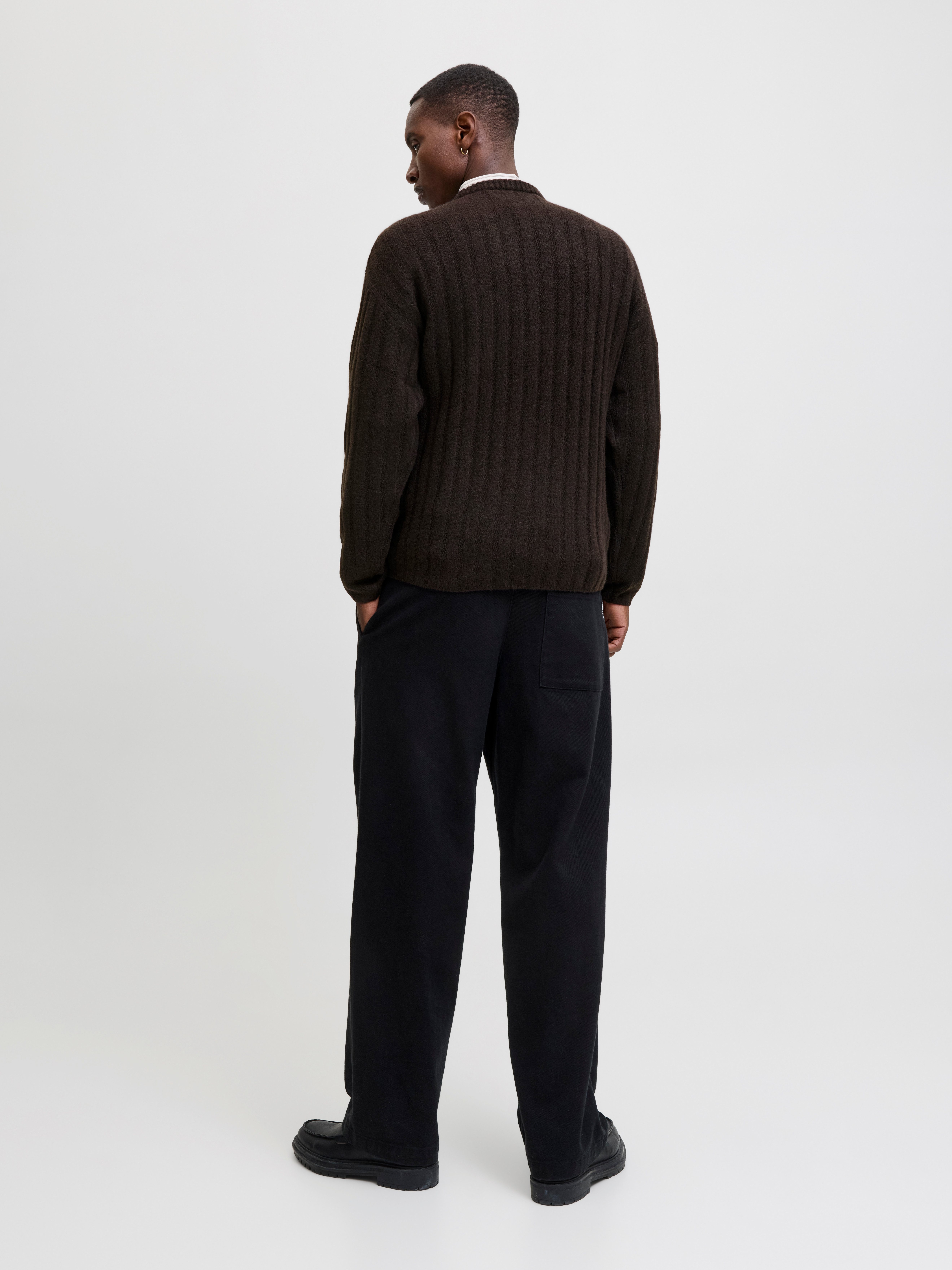 Jack & Jones Gebreide trui JJEBRADLEY CARTER KNIT CREW NECK LN