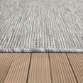 paco home loper sonset tapijtloper, platweefsel, geschikt voor binnen en buiten, ideaal in entree  hal grijs