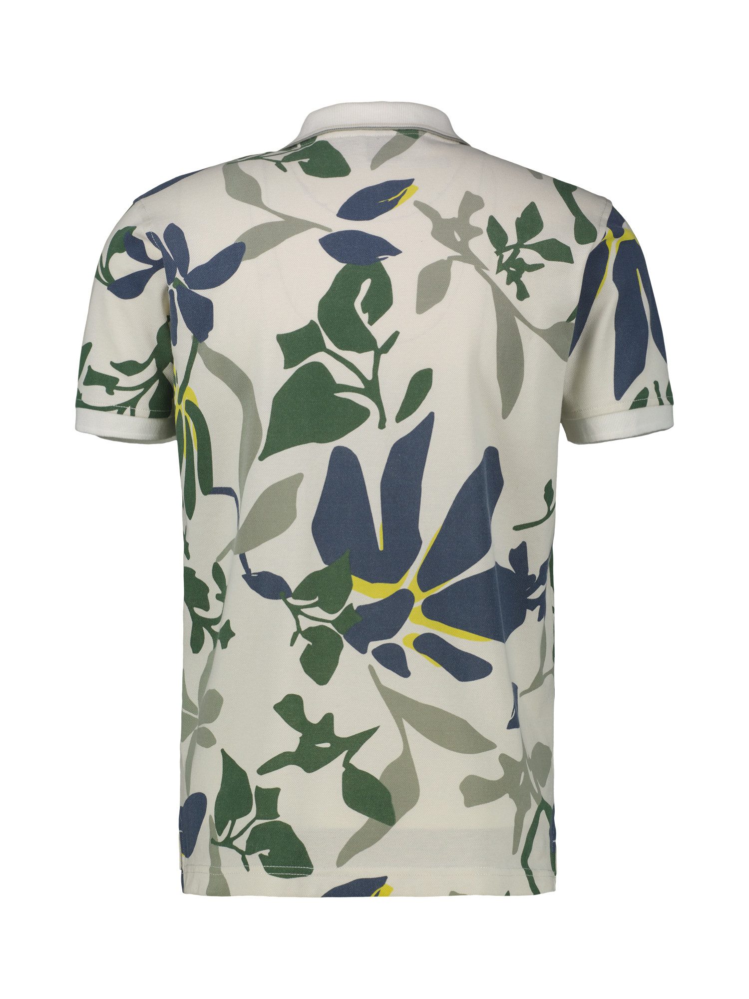Lerros Poloshirt LERROS poloshirt, zomers-bloemig gemusterd