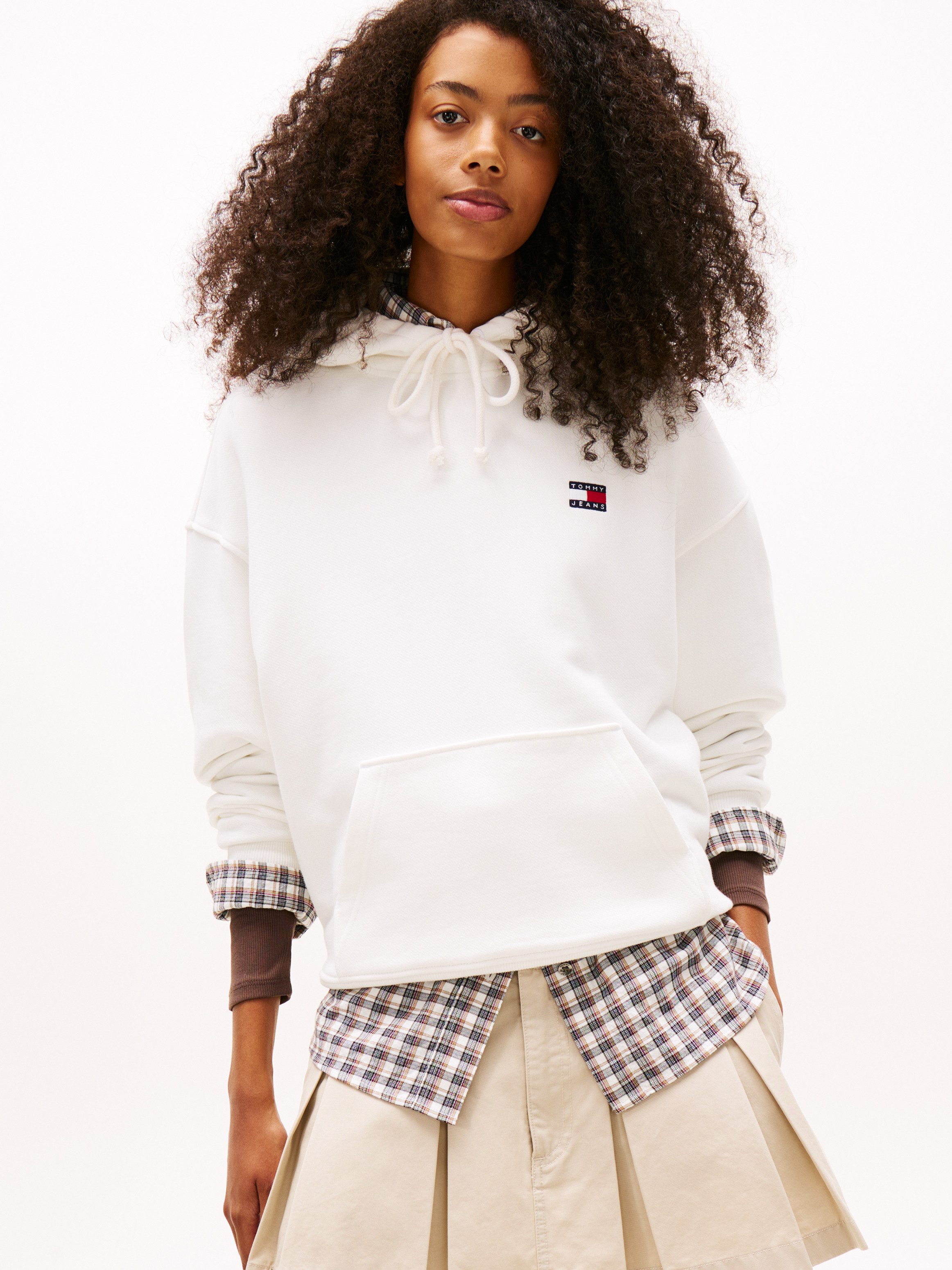 TOMMY JEANS Hoodie TJW BXY BADGE HOODIE EXT