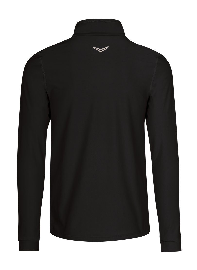 Trigema Sweatshirt TRIGEMA sportshirt met lange mouwen en ritssluiting