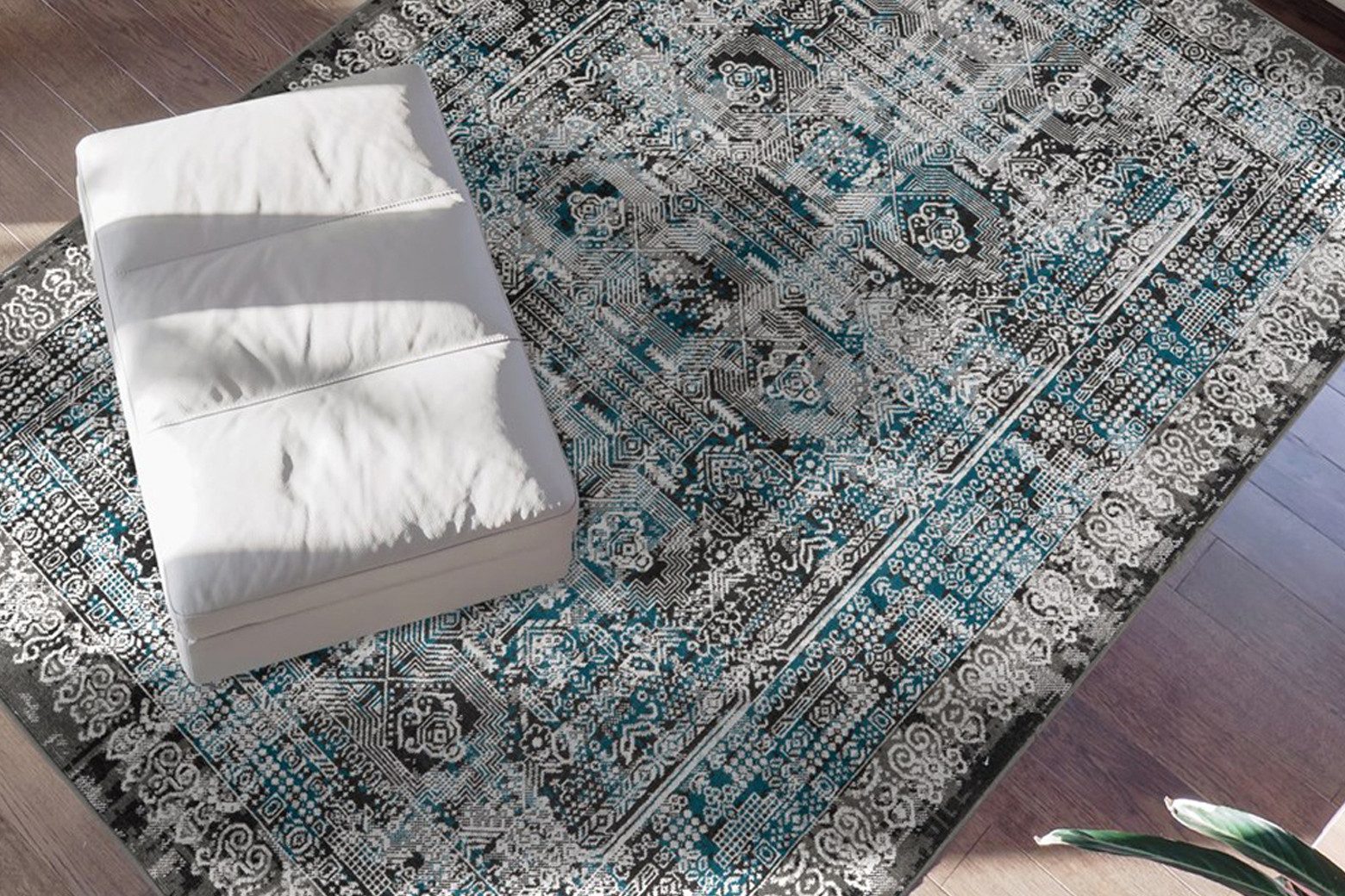 calo-deluxe Vloerkleed Ruzica-505 Platweefsel, vintage-design, woonkamer