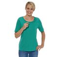 classic basics shirt met korte mouwen shirt (1-delig) groen