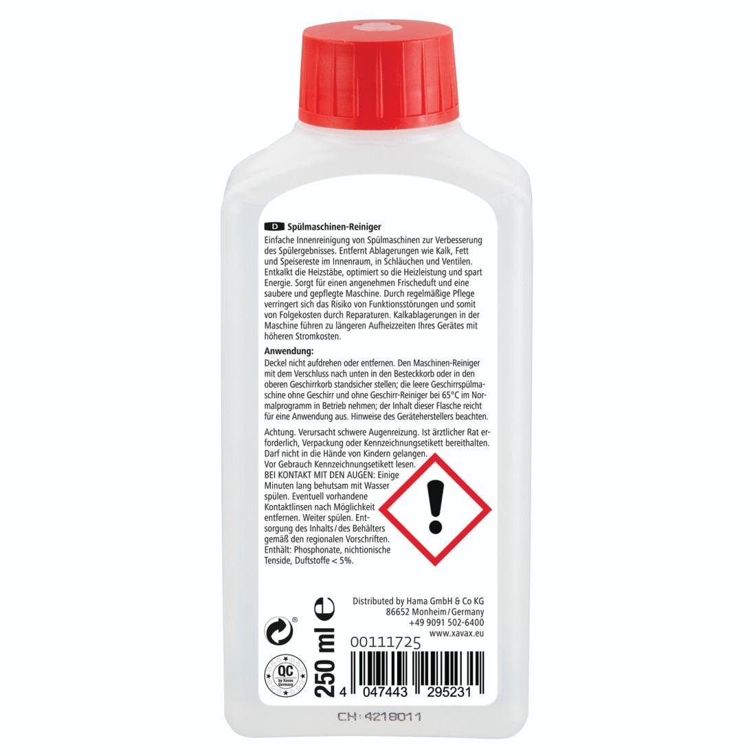 Xavax Schoonmaakset Vaatwasreiniger fris geurend, 250 ml, machineonderhoud