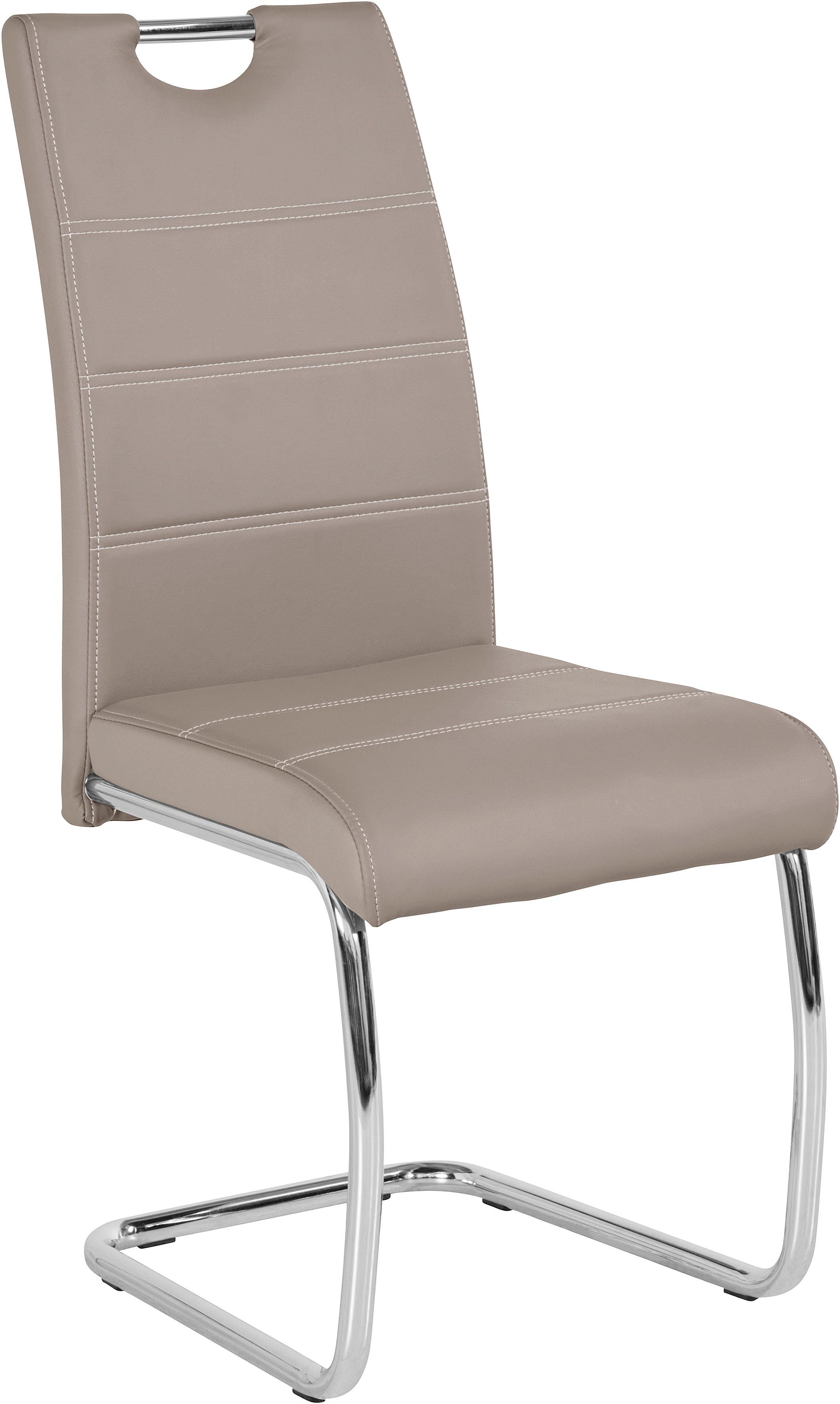 HELA Vrijdragende stoel Flora, eetkamerstoelen 1, 2 of 4 stuks, vrijdragende stoel