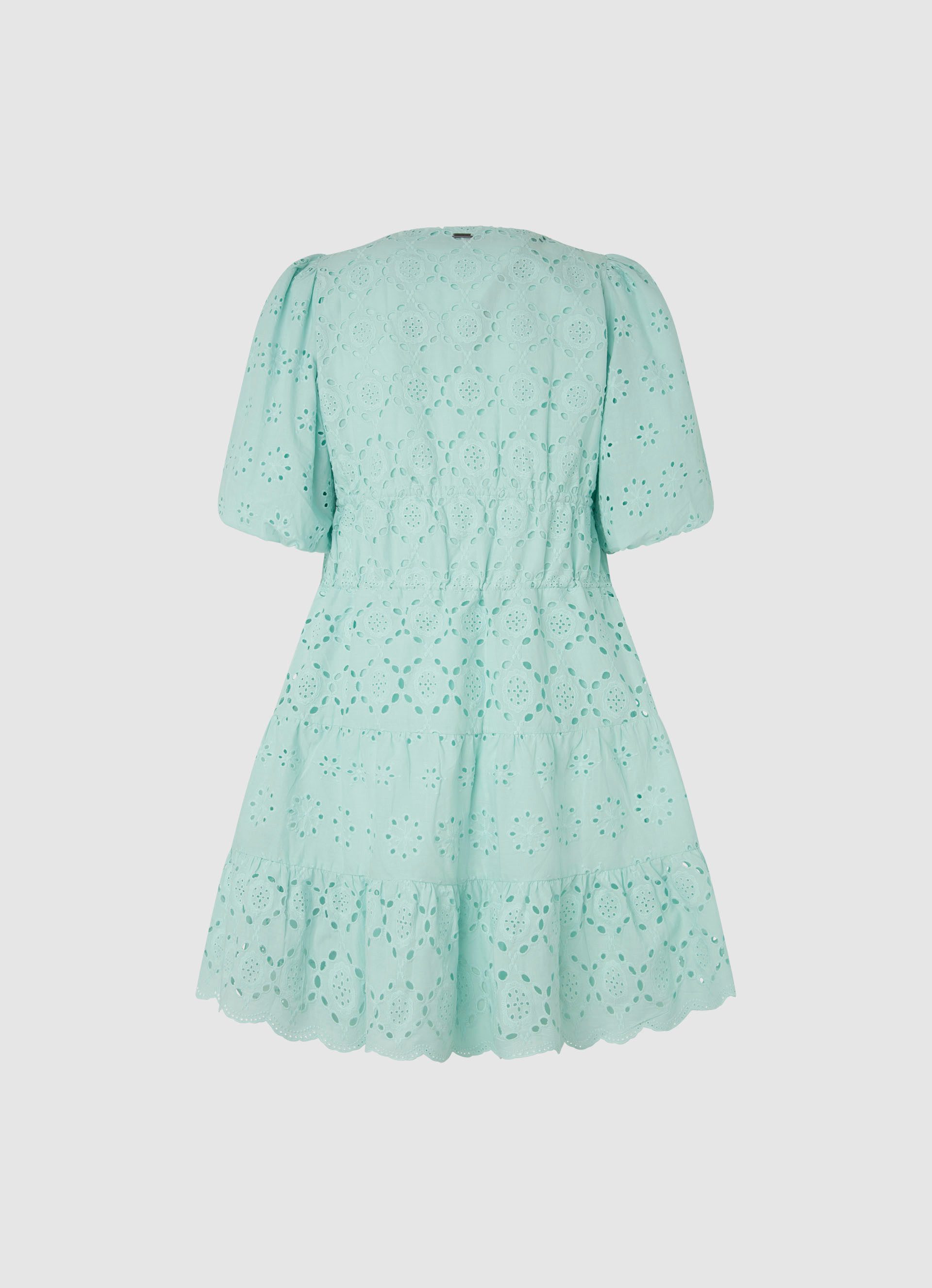 Pepe Jeans Zomerjurk Delia met ajourborduursels