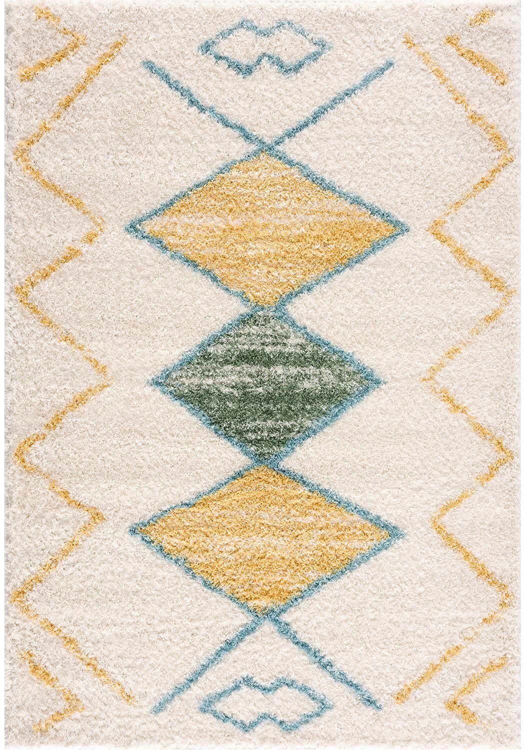 Carpet City Hoogpolig vloerkleed Pulpy 557 bijzonder zacht, etno-look, ideaal voor woonkamer & slaapkamer