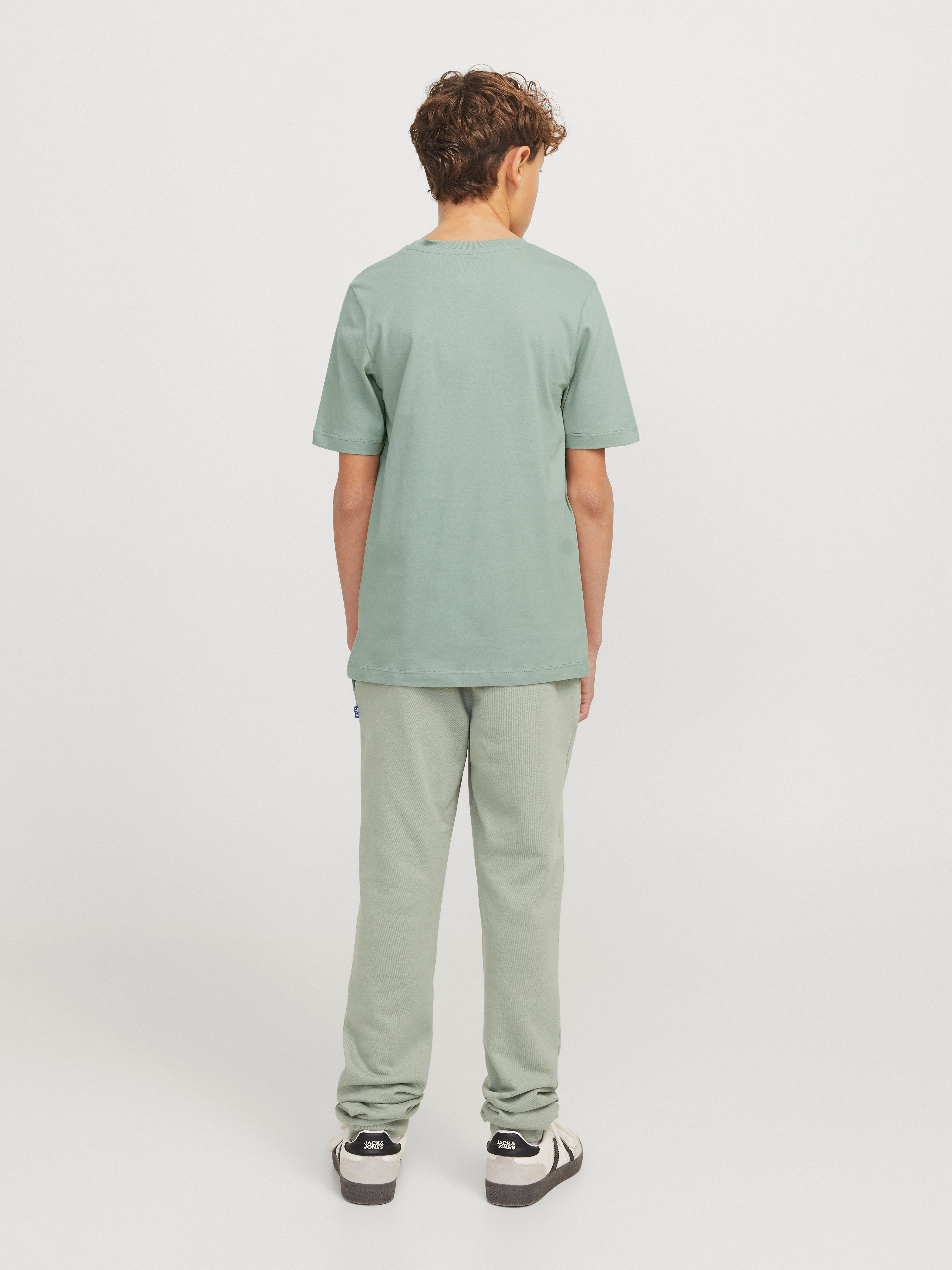 Jack & Jones Junior Shirt met ronde hals JJELOGO TEE SS O-NECK 2 COL S NOOS JNR