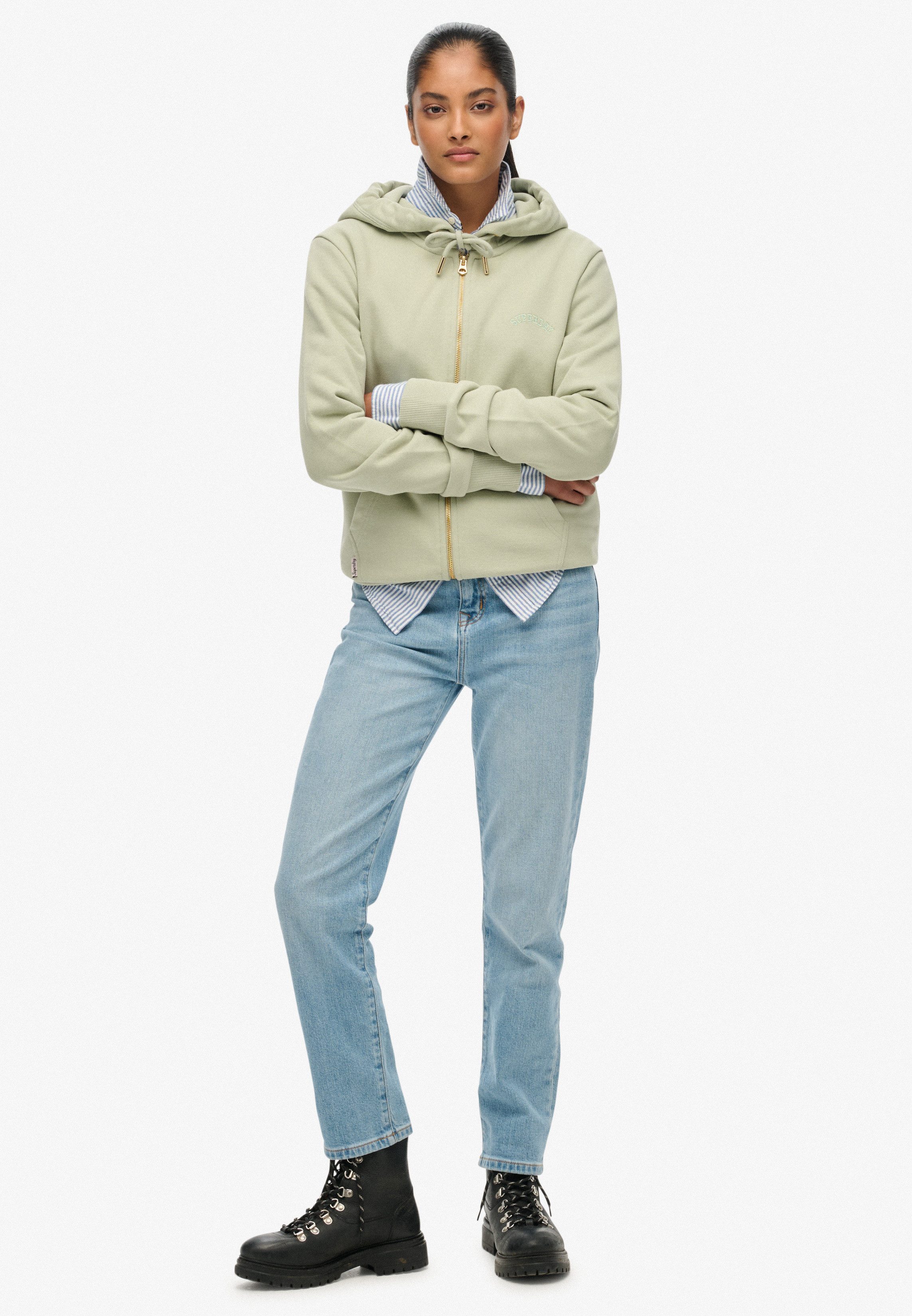 Superdry Capuchonsweatvest ESSENTIAL LOGO ZIPHOOD HB