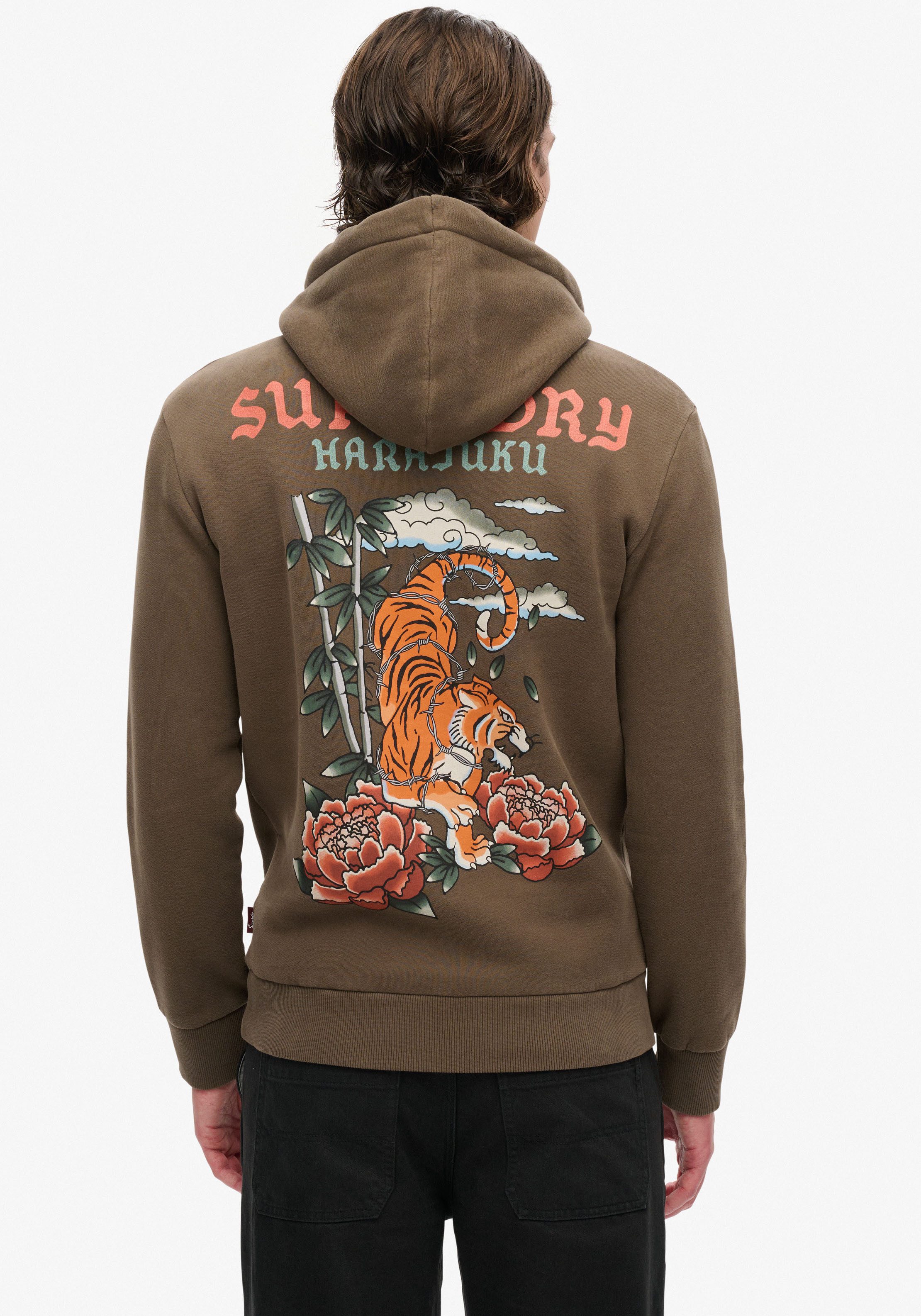 Superdry Hoodie TATTOO GRAPHIC HOODIE
