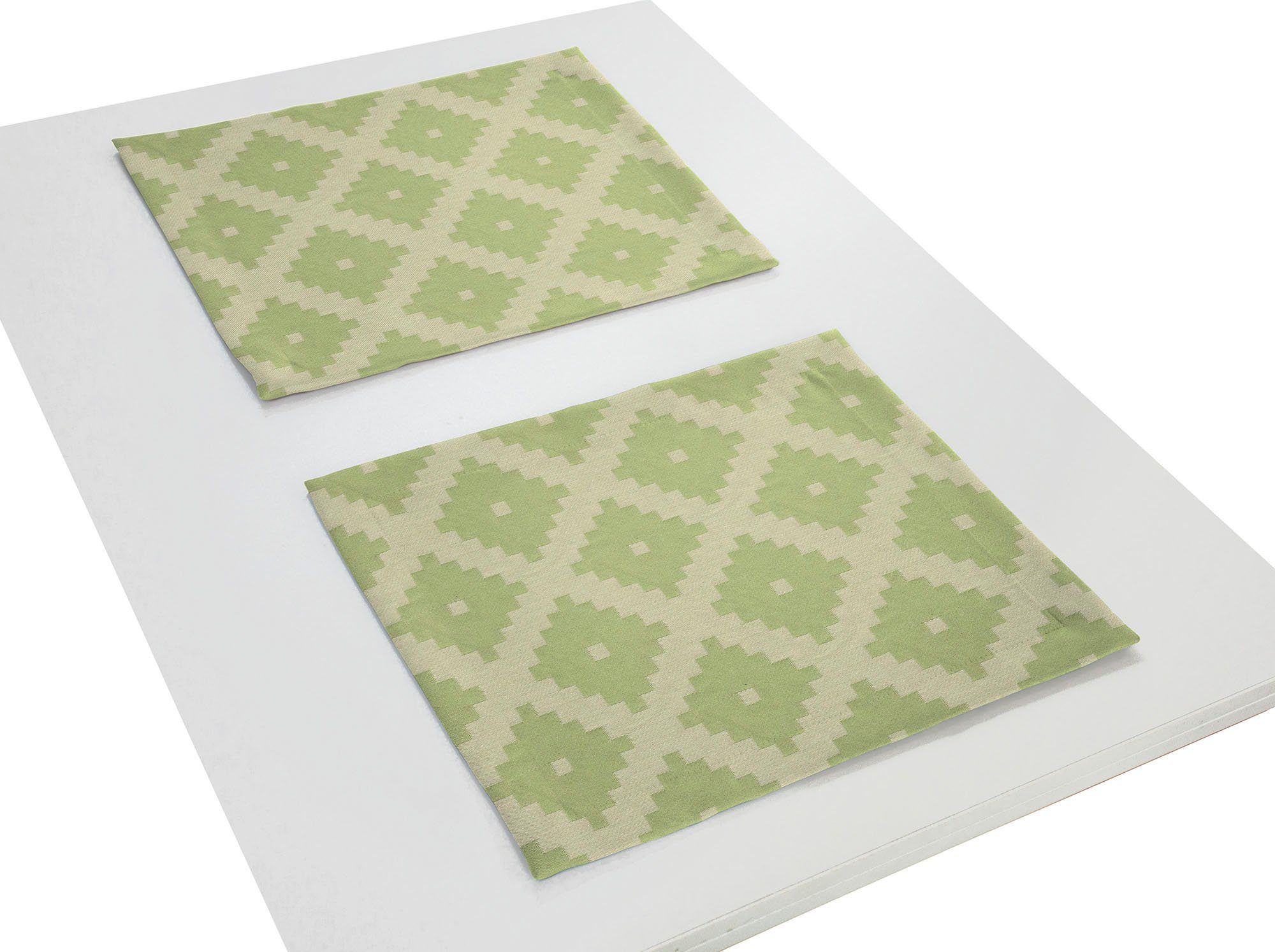 Adam Set placemats Maroccan Shiraz GOTS organic, gecertificeerd door CERES 0242, Made in Germany (2 stuks)