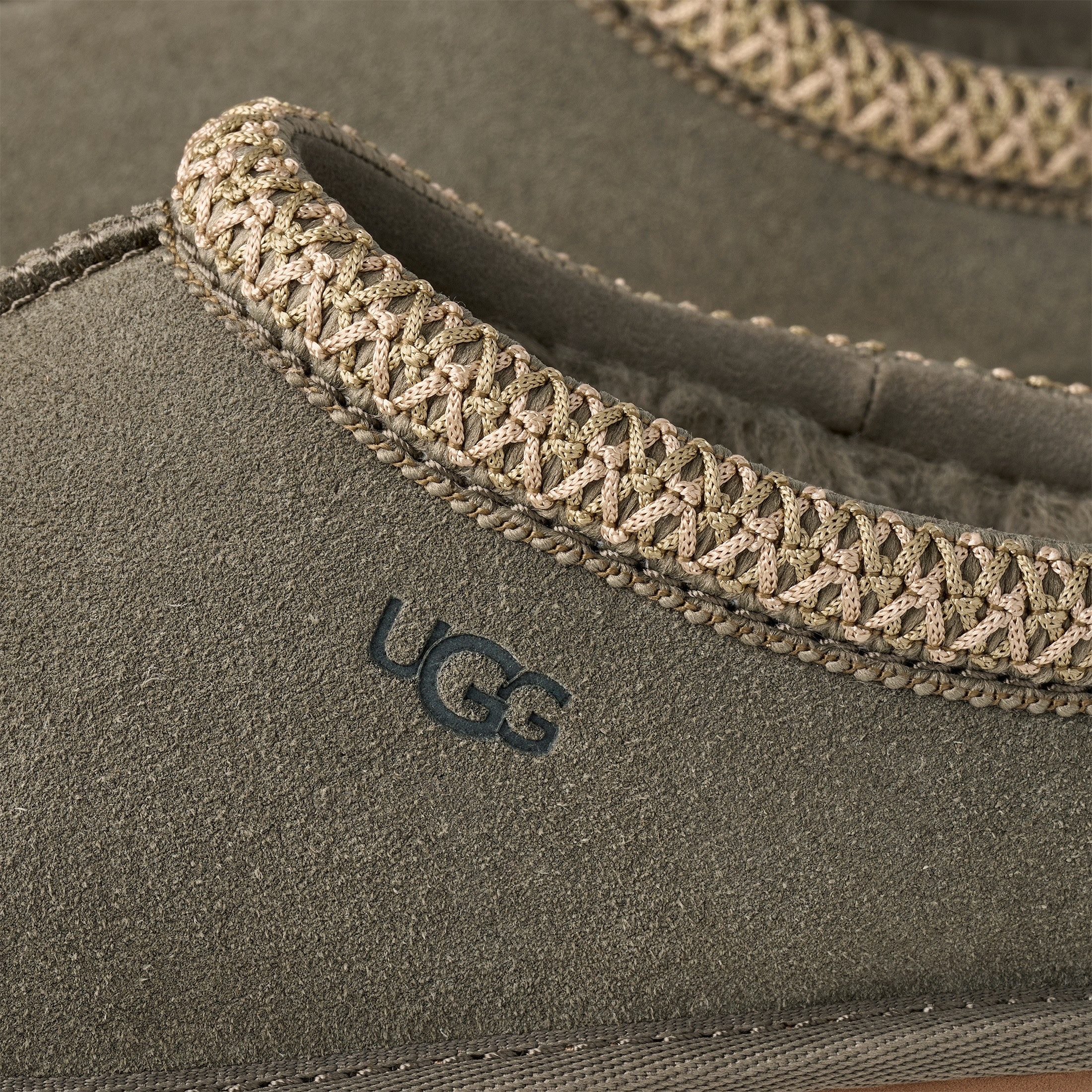 UGG Pantoffels K TASMAN II plateau clog, mule, pantoffel met lamswol