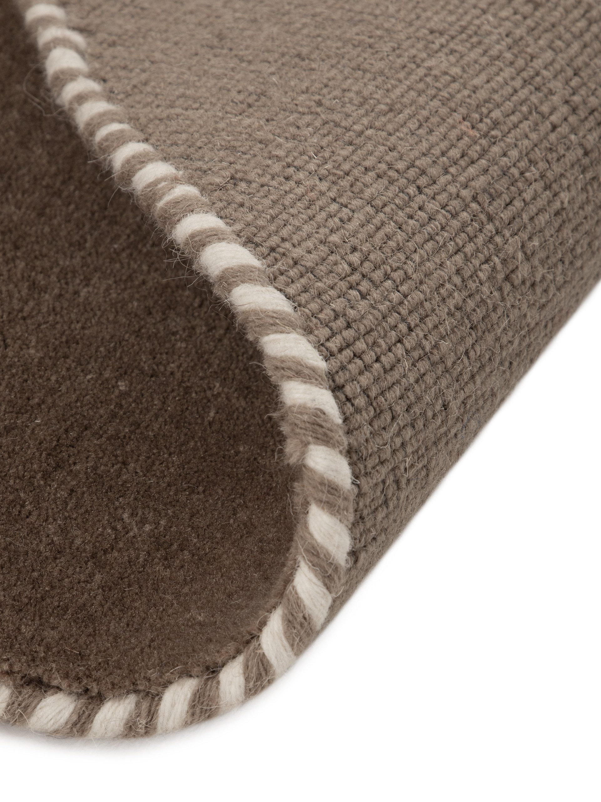 carpetfine Wollen kleed Gabbeh Lola Uni met natuurlijk plantaardig materiaal handgeweven, ook als loper