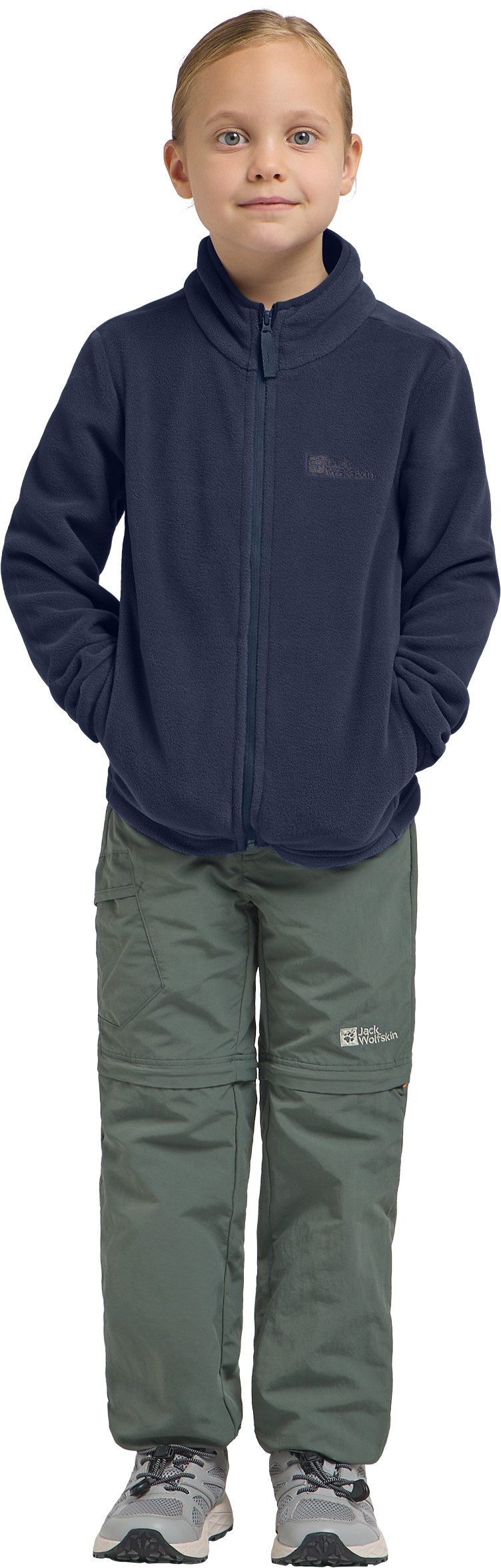 Jack Wolfskin Fleecejack TAUNUS JACKET K gemakkelijk te dragen en gemakkelijk te onderhouden