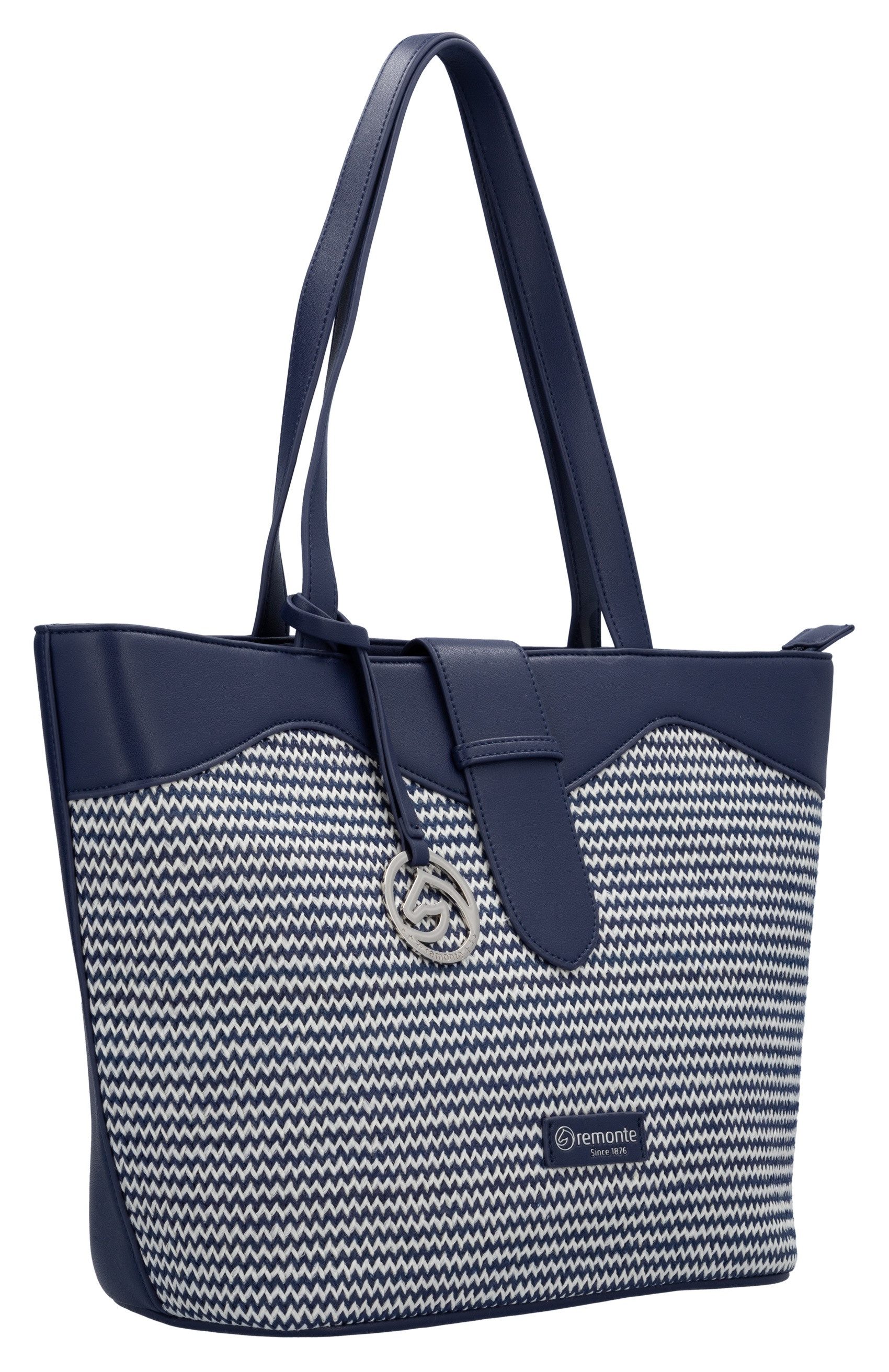 Remonte Shopper , dames-handtas, schoudertas met logo-hanger