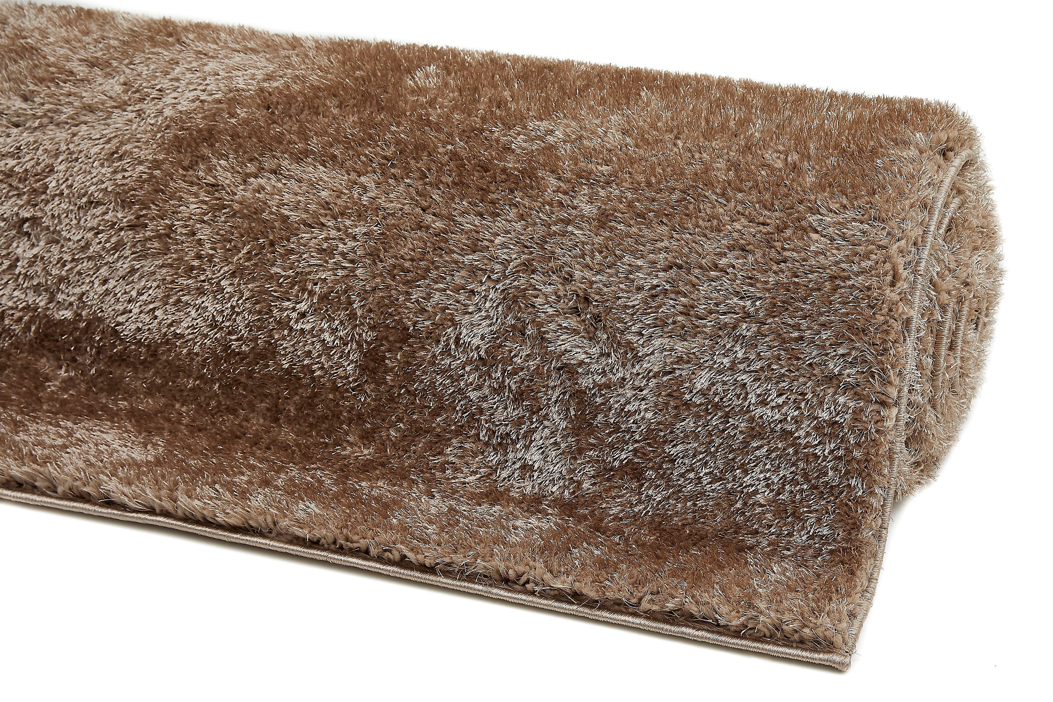my home Hoogpolig vloerkleed LAHTI Effen kleuren, zacht en knuffelig, ideaal voor de woonkamer en slaapkamer