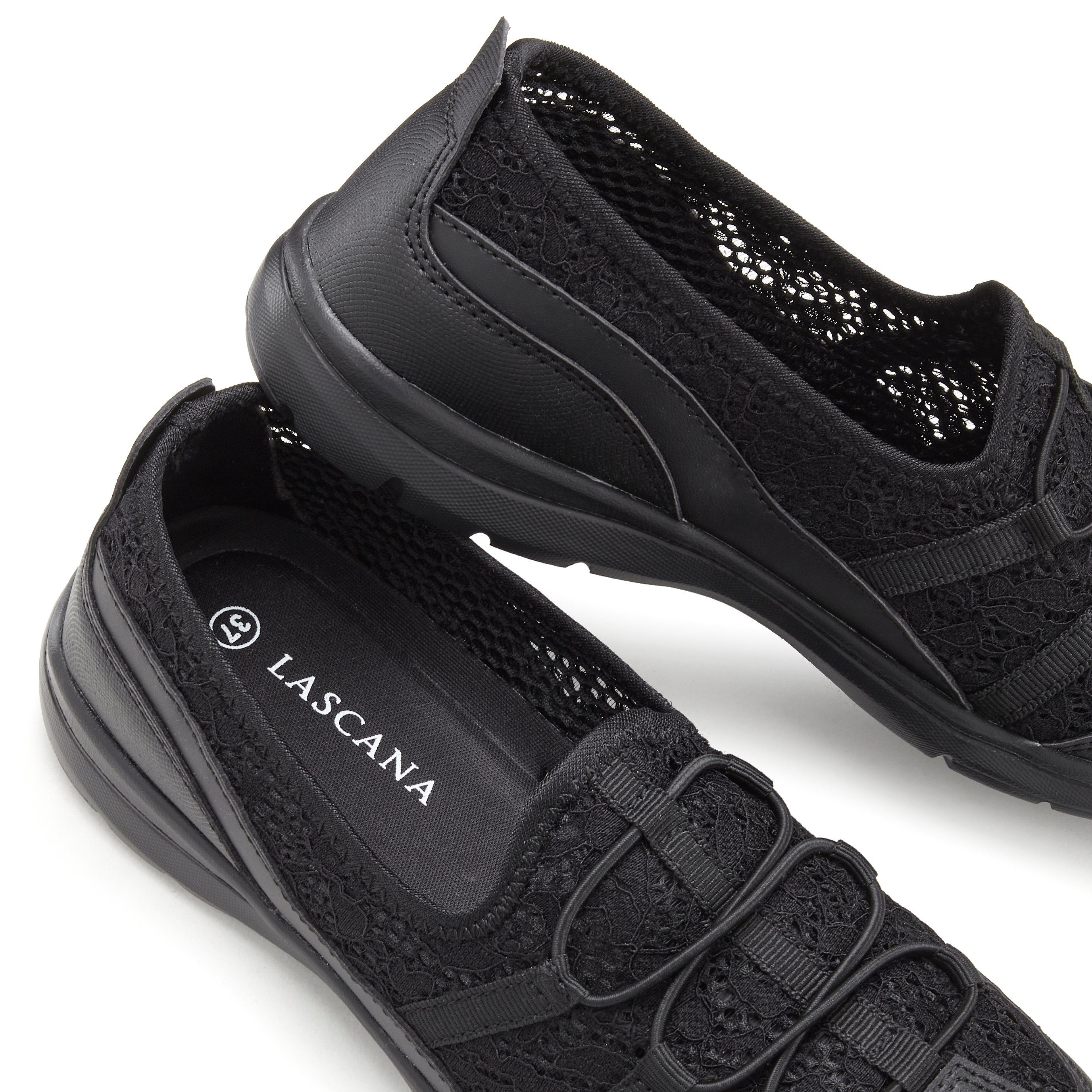 Lascana Sneakers Vrijetijdsschoen, lage schoen, lichte slipper, slip-on sneaker VEGAN