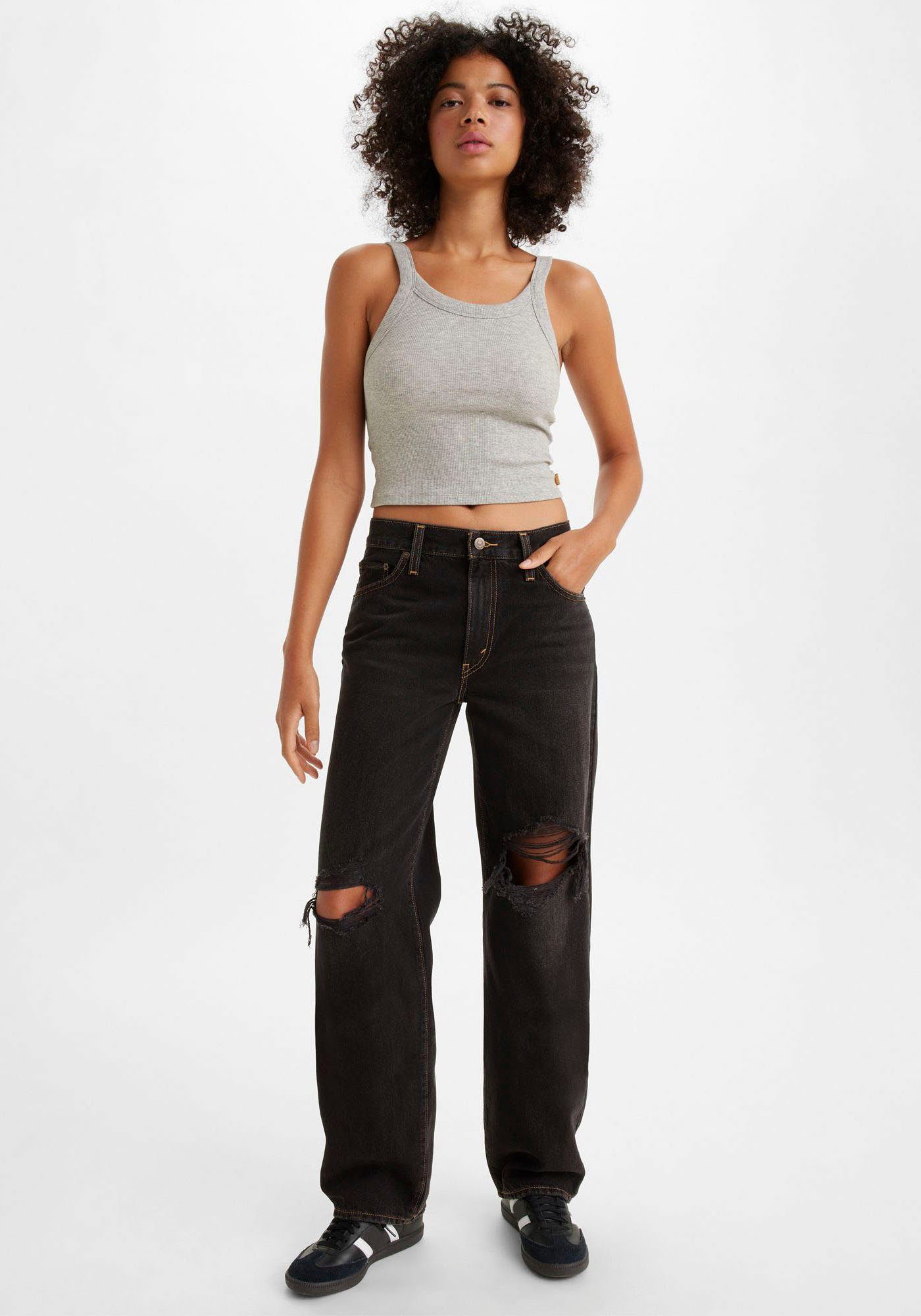 Levi's® Wijde jeans BAGGY DAD in baggy stijl met destroyed effecten