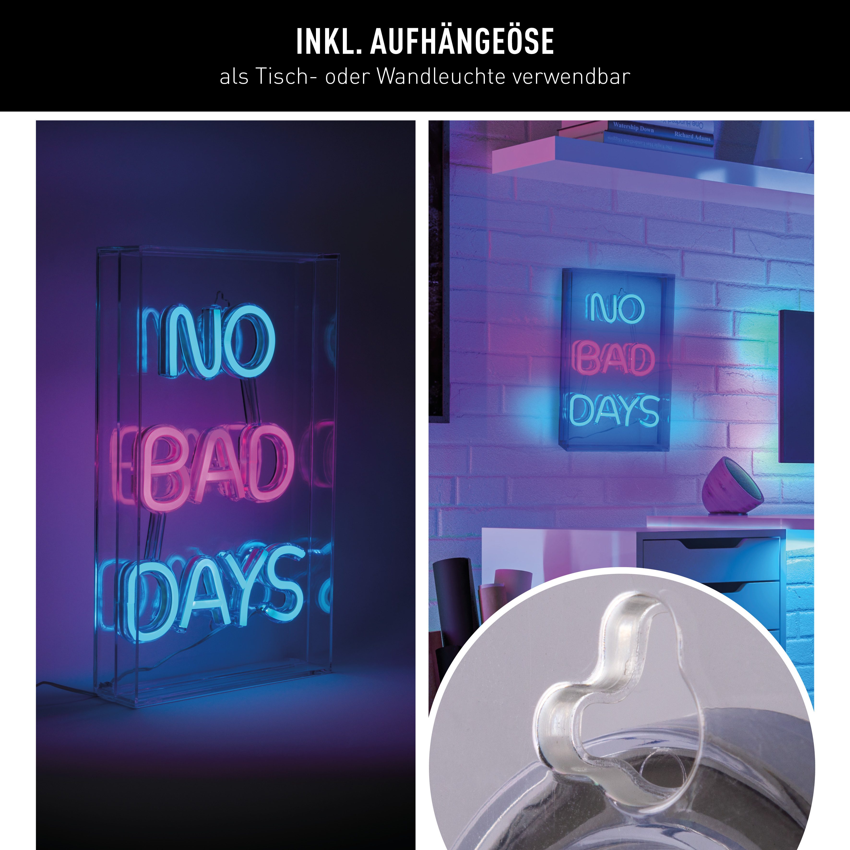 näve Led-decoratieve verlichting NO BAD DAYS (1 stuk)