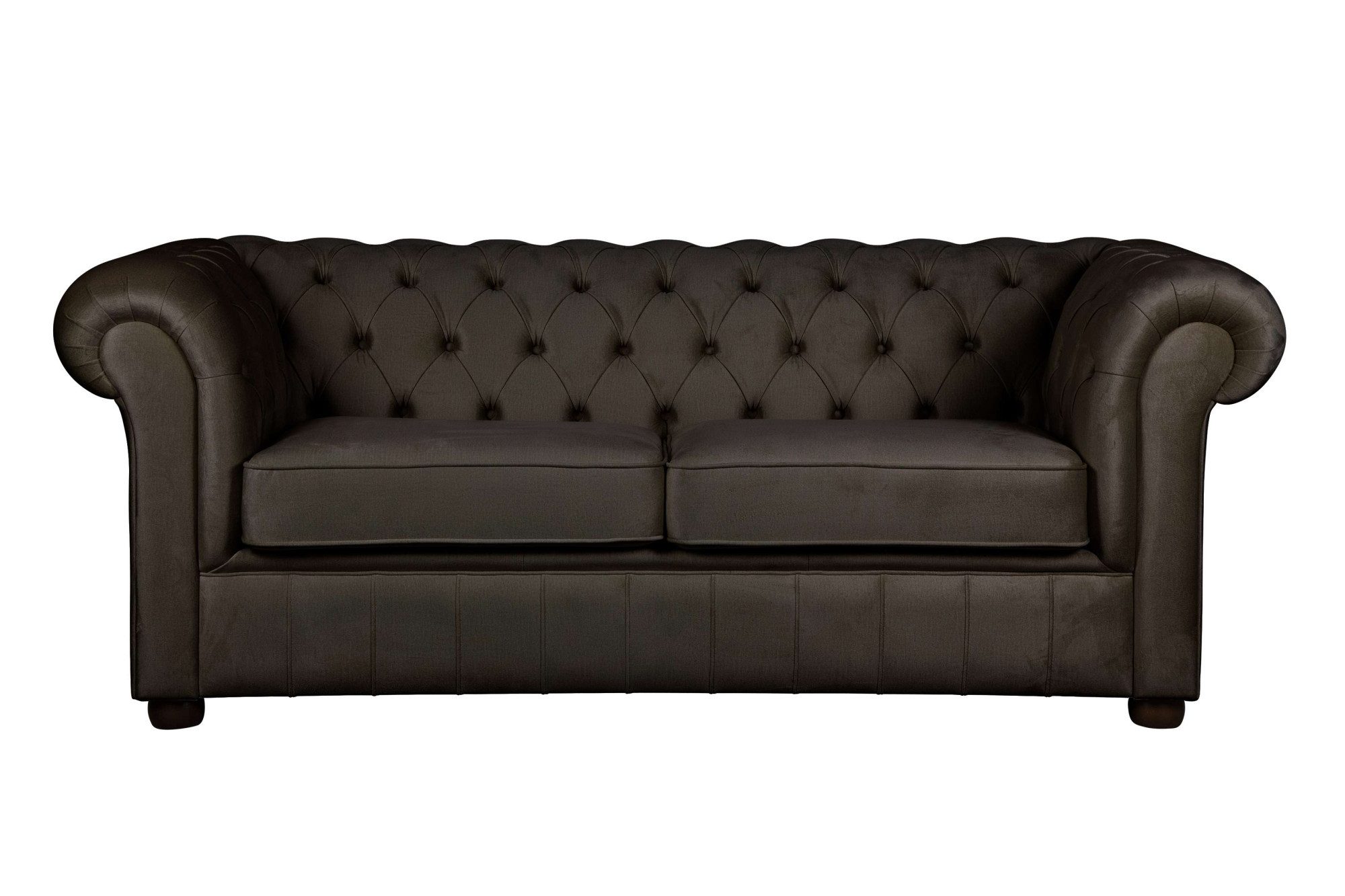 Home affaire 3-zitsbank CHARENTE, optionele slaapbank, Chesterfield-sofa, bedfunctie met edele knoopbevestiging en typische armleuningen, b/d/h 198/89/74 cm