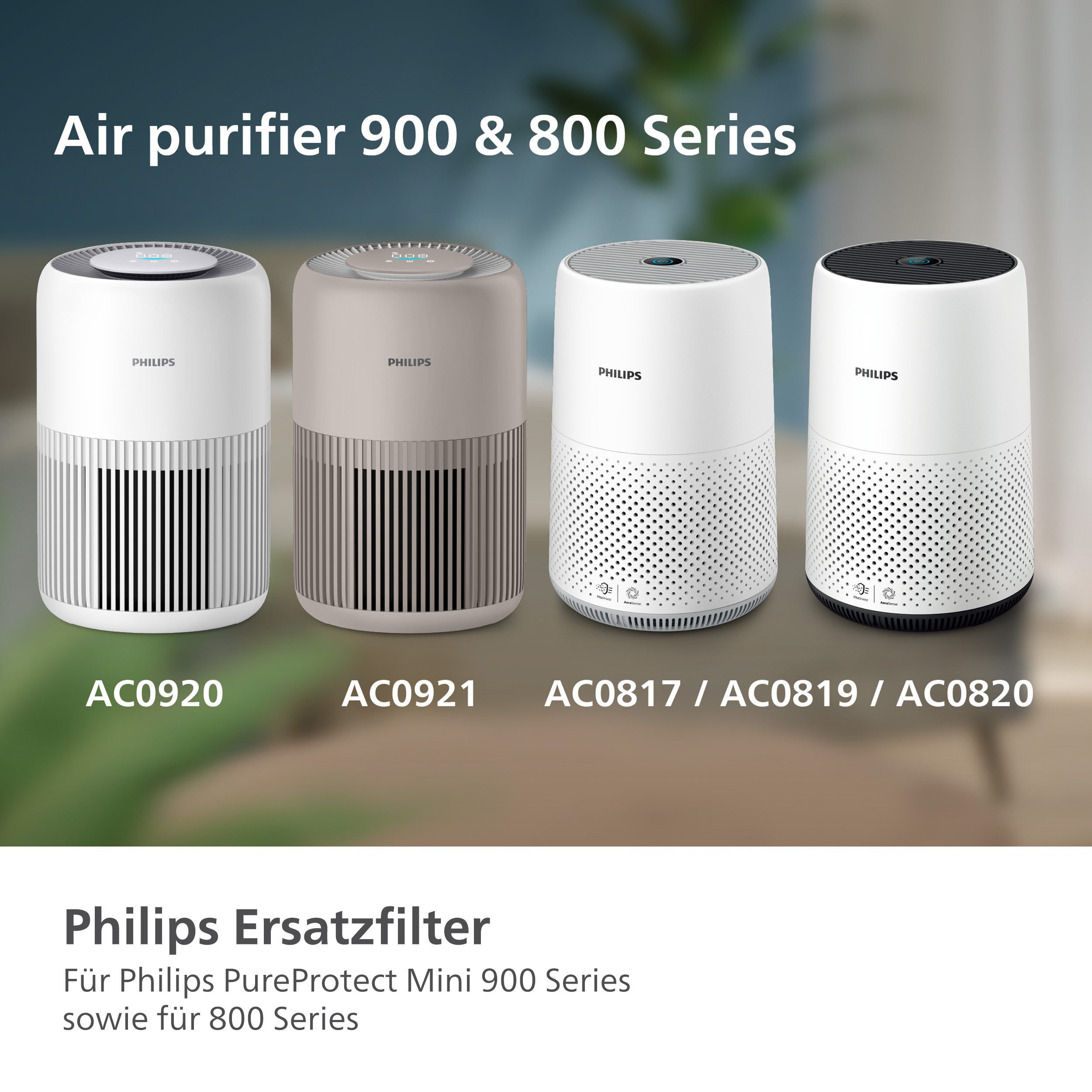 Philips HEPA-filter FY0900/30 compatibel met Philips luchtreinigers 900 en 800 Series