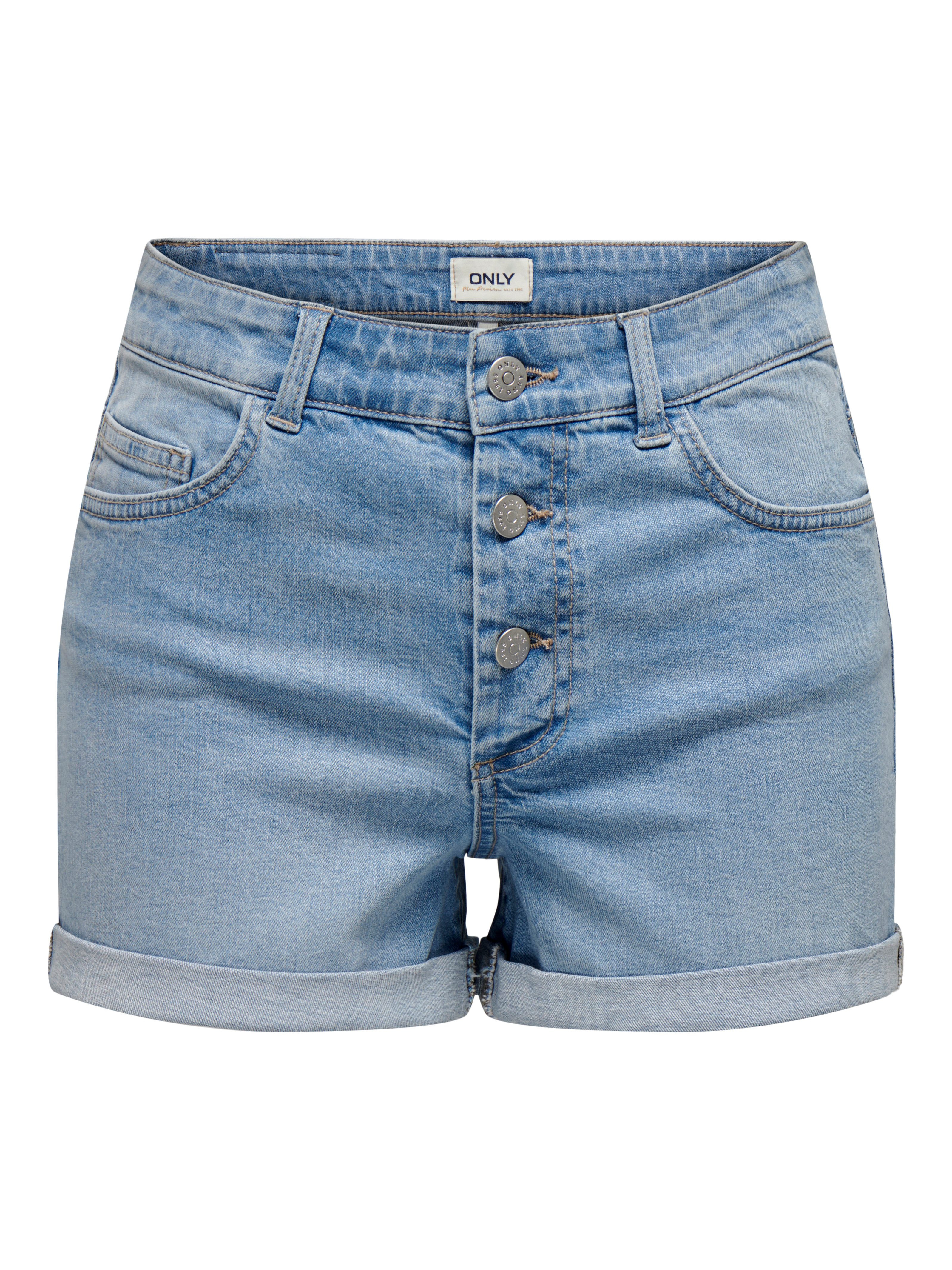 Only Short ONLHUSH HW BUTTON FOLD UP SHORTS DNM PIM