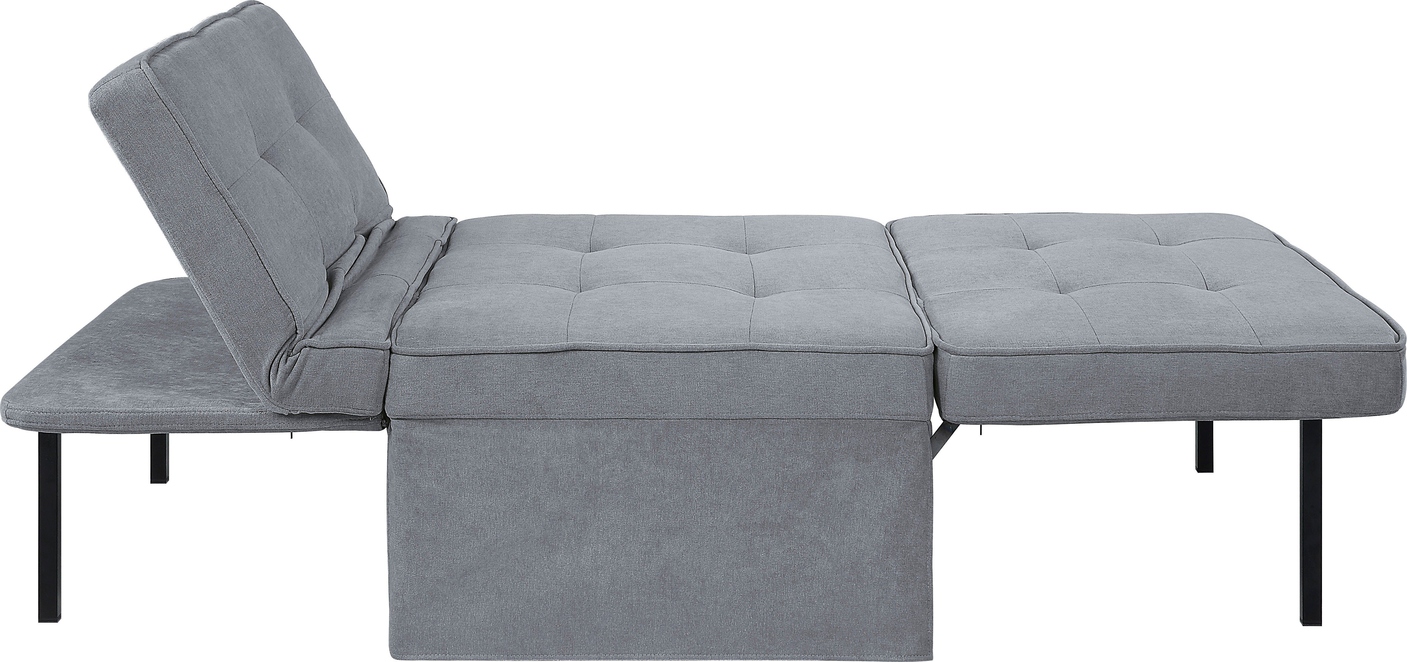 ATLANTIC home collection Slaapbank Finn te veranderen in een loungestoel, relaxfauteuil en logeerbed, incl. kussen