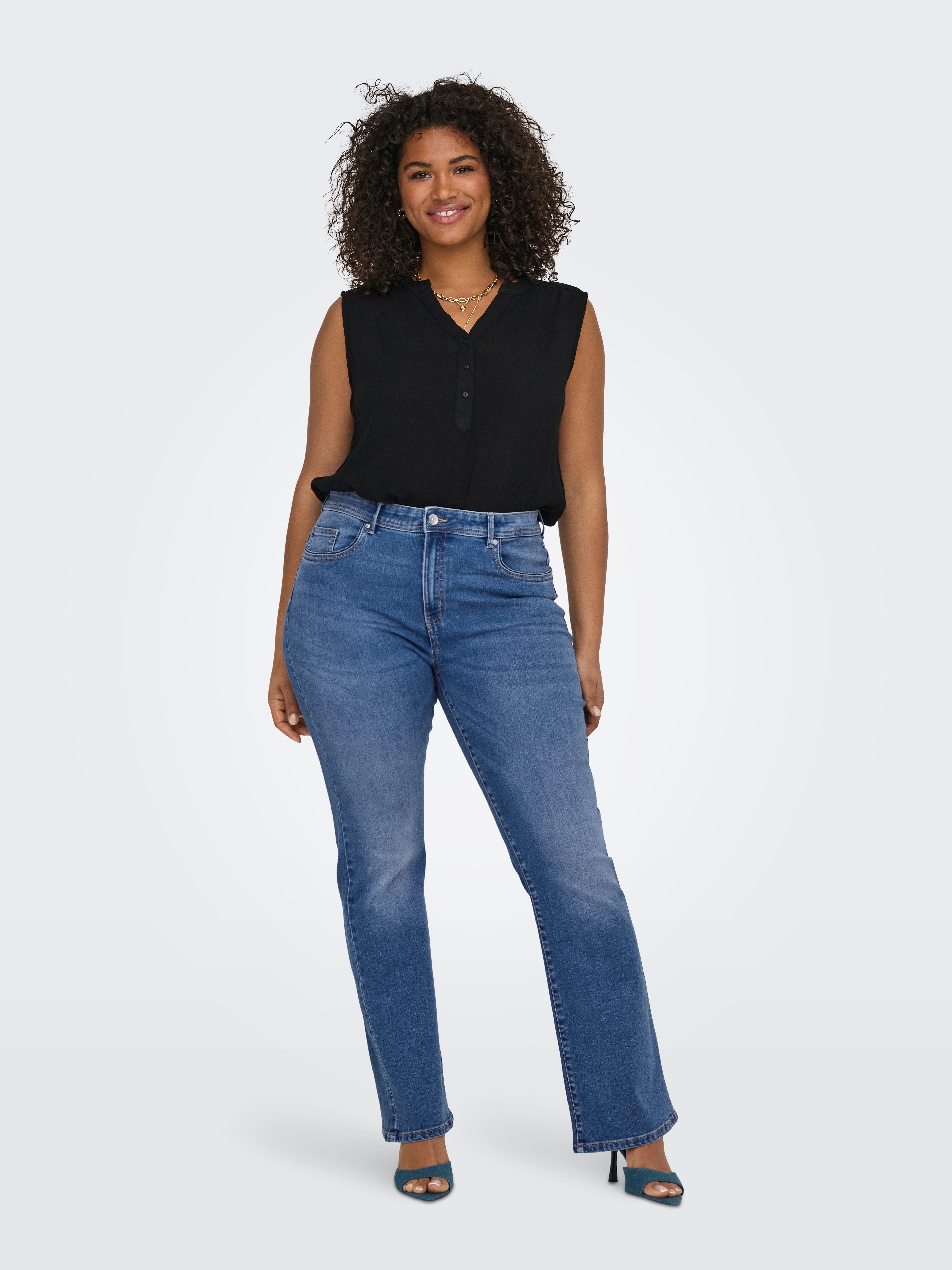 ONLY CARMAKOMA Bootcut jeans CARSALLY REG FLARED DNM BJ114-3 NOOS