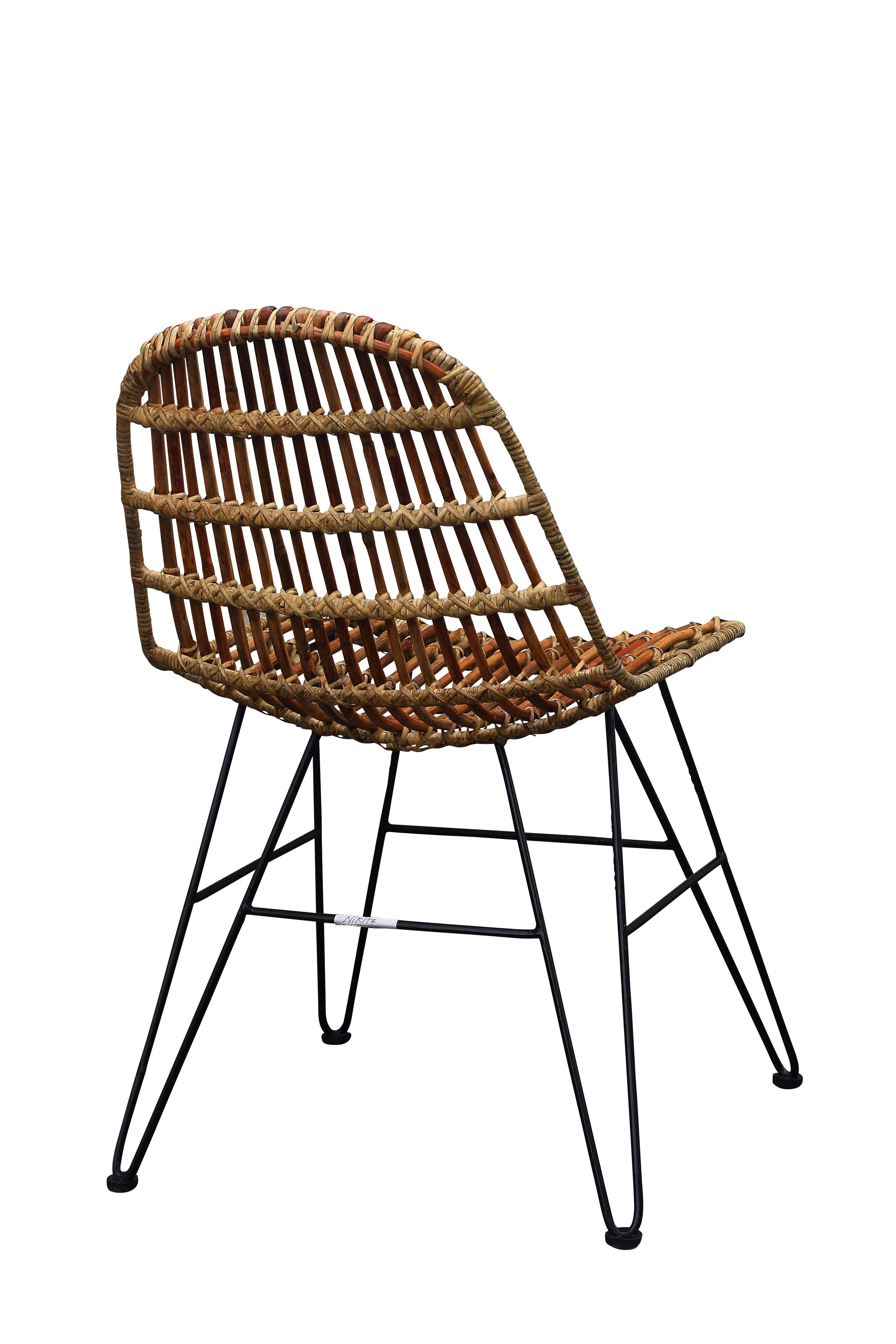 SIT Rotanstoel Visgraat-look achter