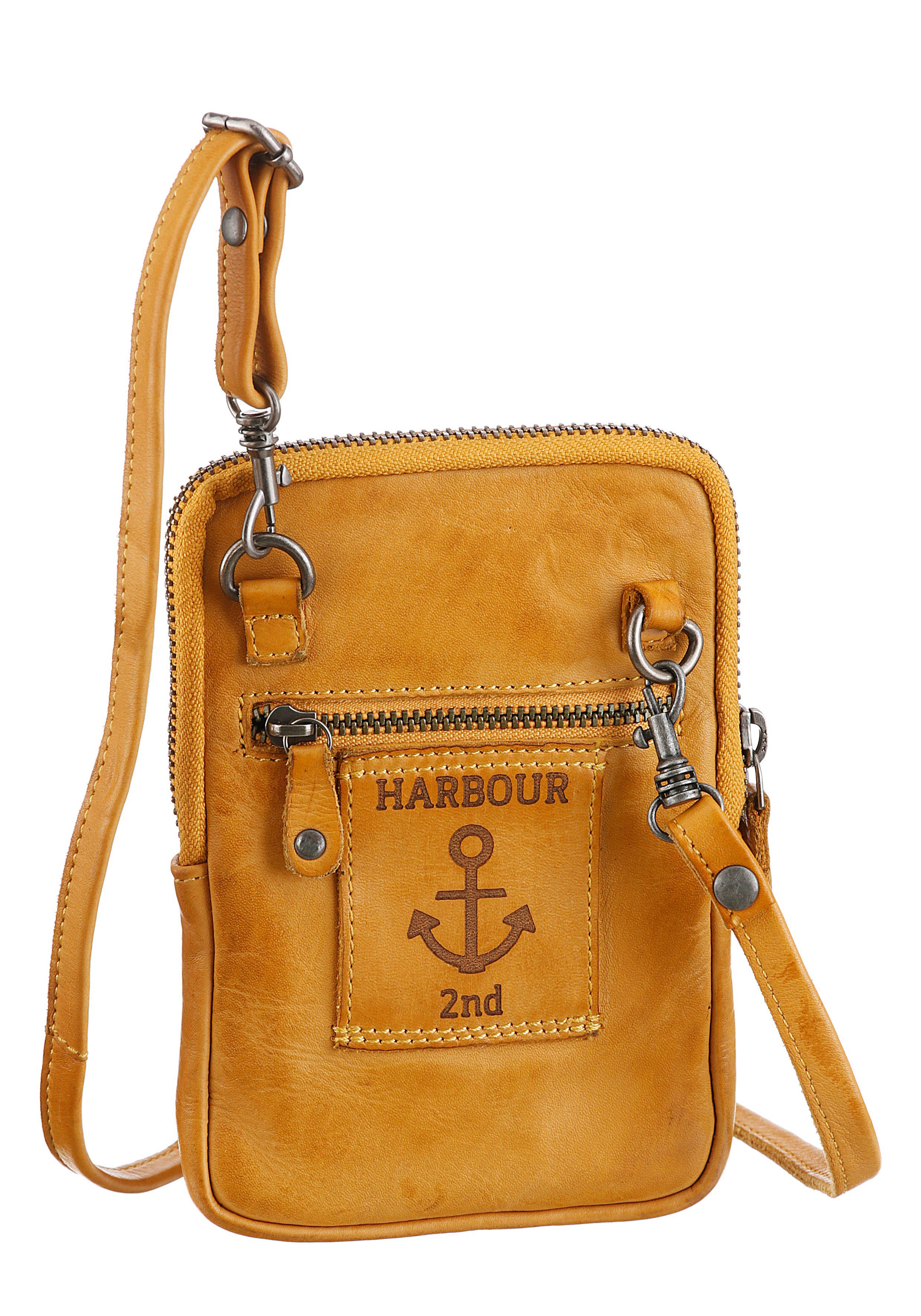 HARBOUR 2nd Mini-bag BENITA van stevig leer met kenmerkende merk-anker-label