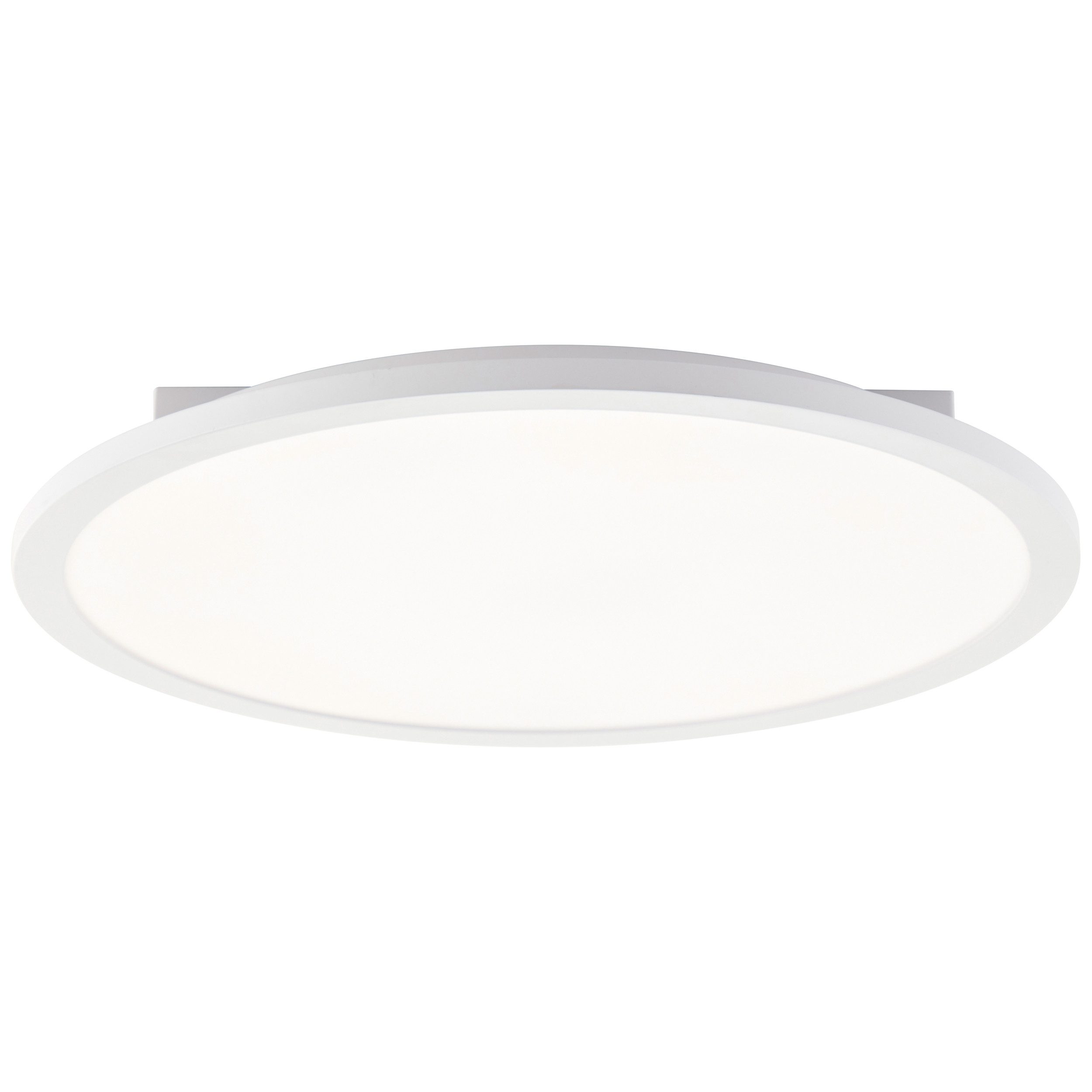 Brilliant Leuchten Led-plafondlamp Briston Ø 42 cm, 1800 lm, 3000-6500 K, dimbaar, afstandsbediening, aluminium, wit