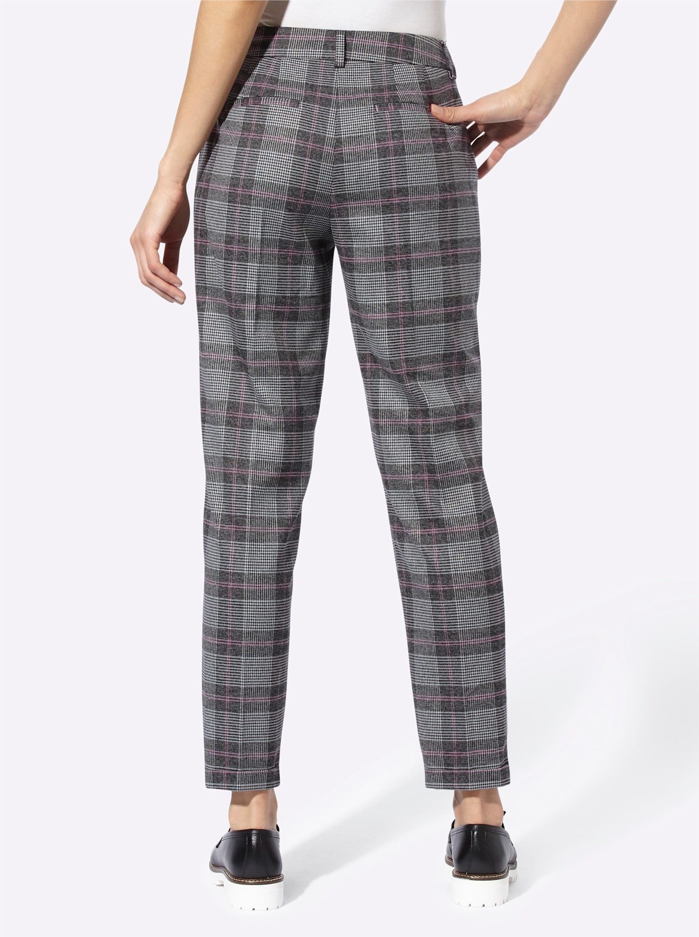 heine Pantalon met vouw