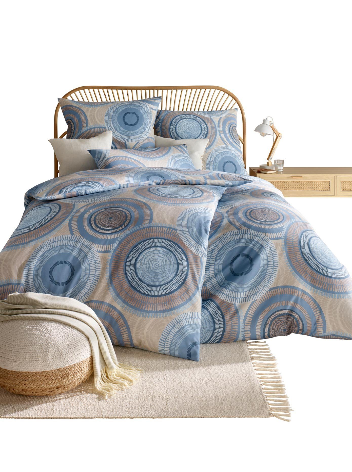 heine home Overtrekset (2-delig) dekbedovertrekken maat 3 beige