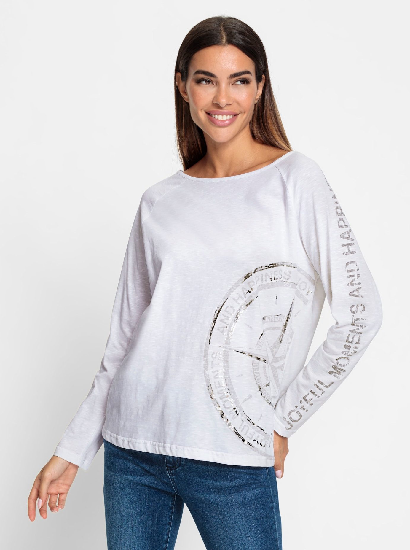 heine Shirt met lange mouwen Shirt (1-delig)