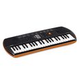 casio keyboard mini-keyboard sa-76 met 44 minitoetsen oranje